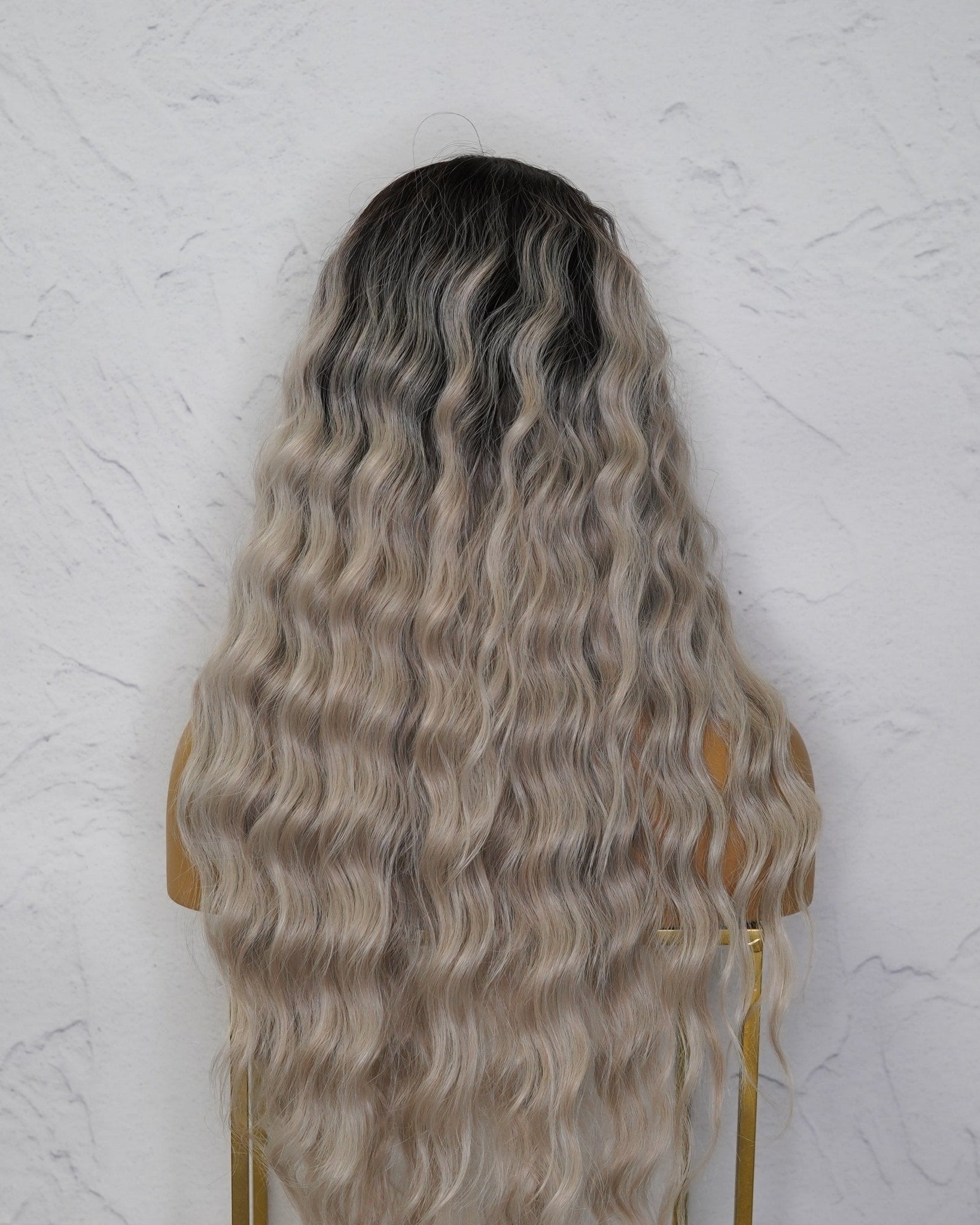 ELEANOR Grey Ombre Lace Front Wig - Milk & Honey Wigs
