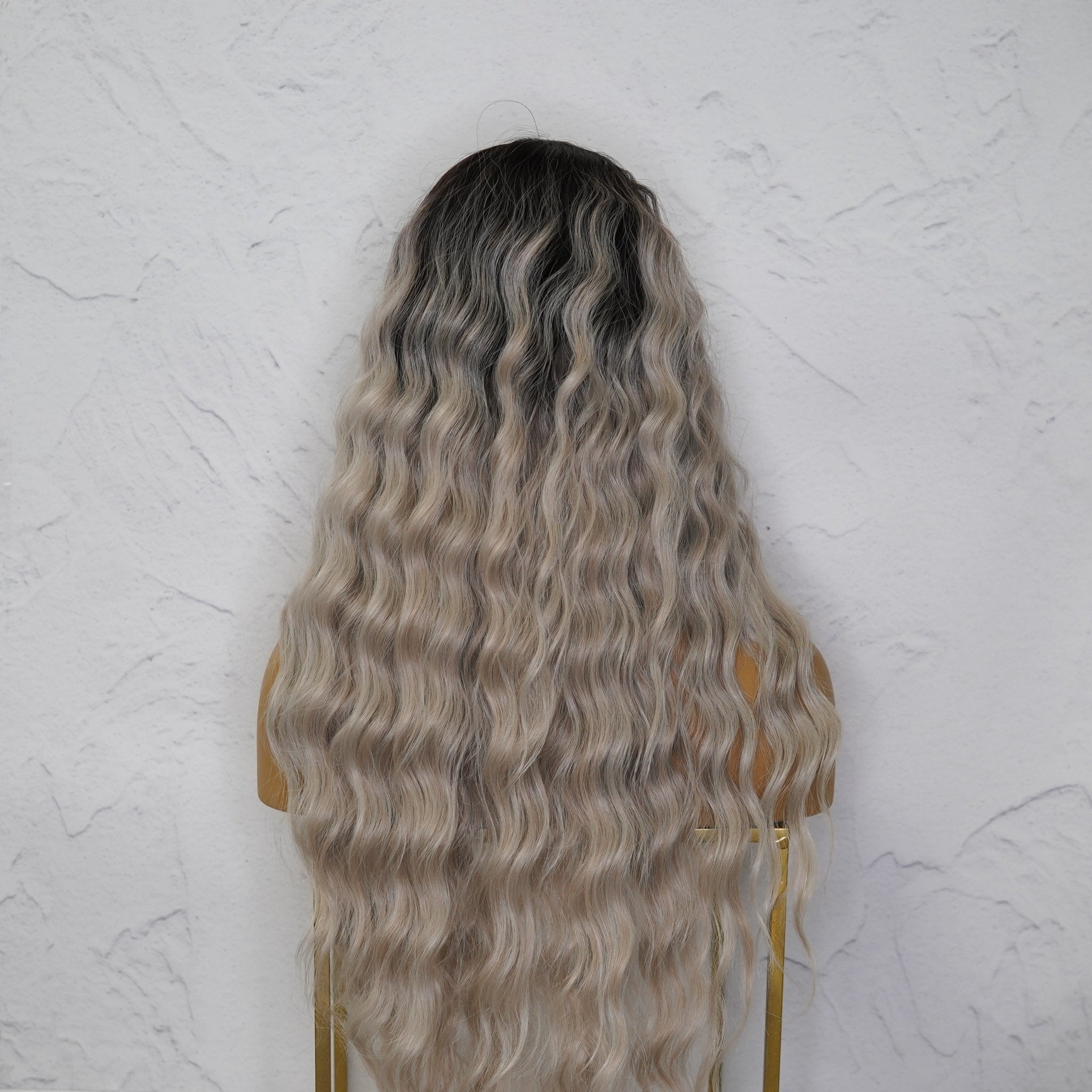 ELEANOR Grey Ombre Lace Front Wig - Milk & Honey Wigs