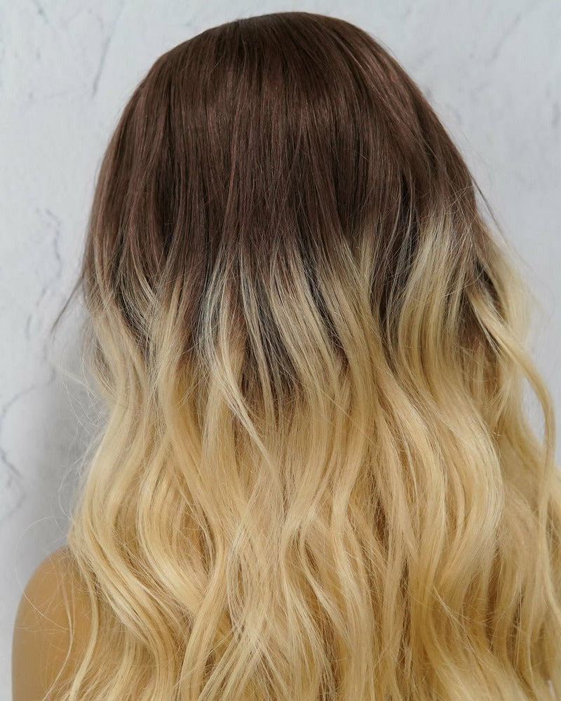 ELENA Ombre Blonde Human Hair U Part Wig - Milk & Honey Wigs