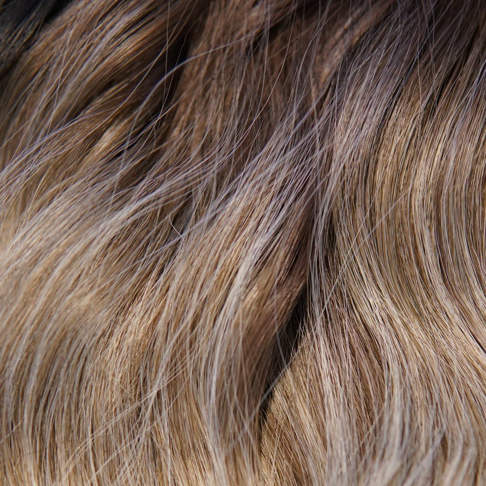 ELIZA synthetic ombre wavy ponytail, 18 inch | Milk & Honey Wigs