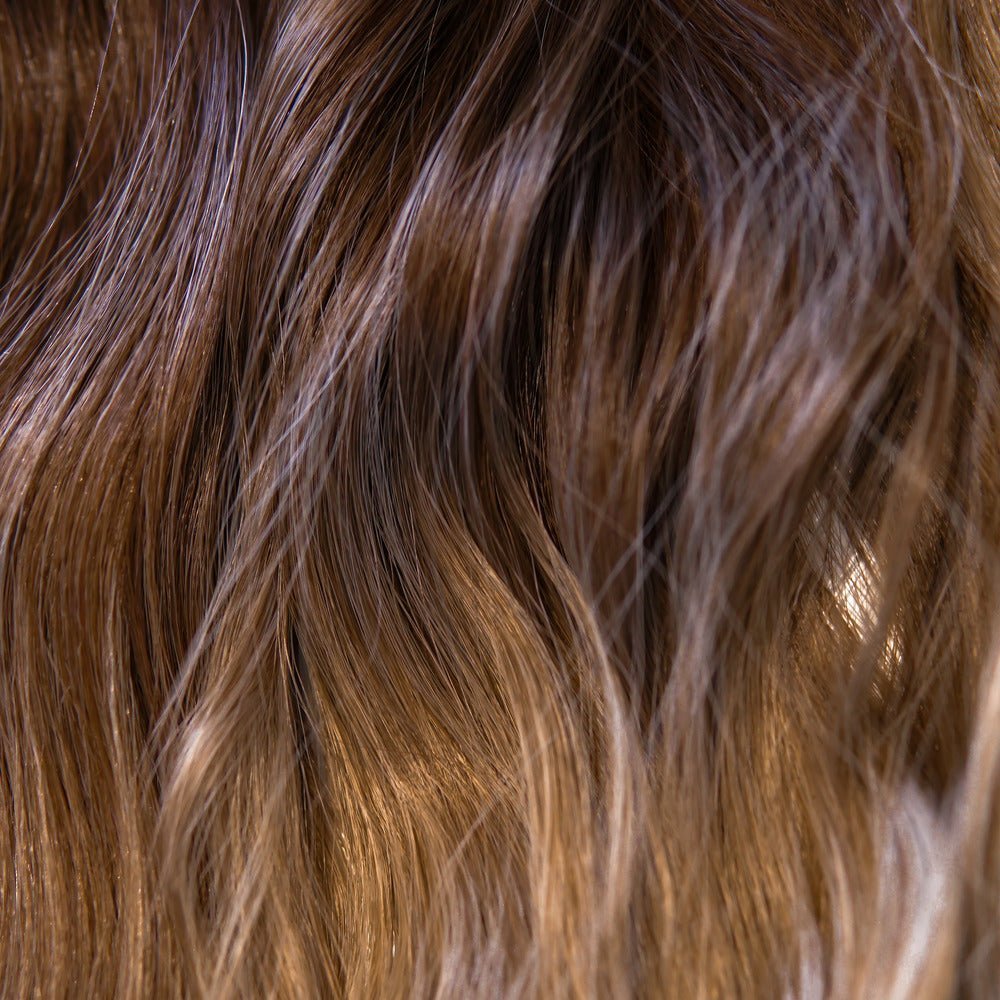 ELIZA synthetic ombre wavy ponytail, 18 inch | Milk & Honey Wigs