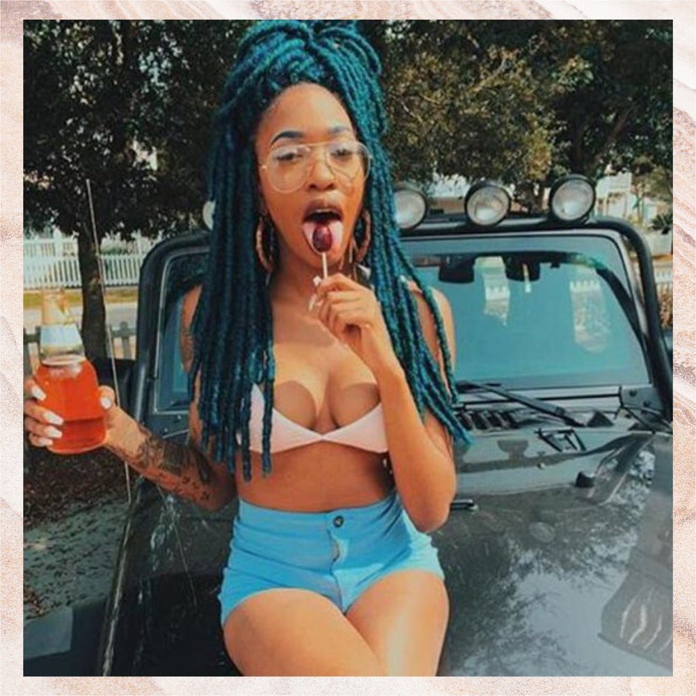 EMERALD GREEN 41" - Milk & Honey Wigs