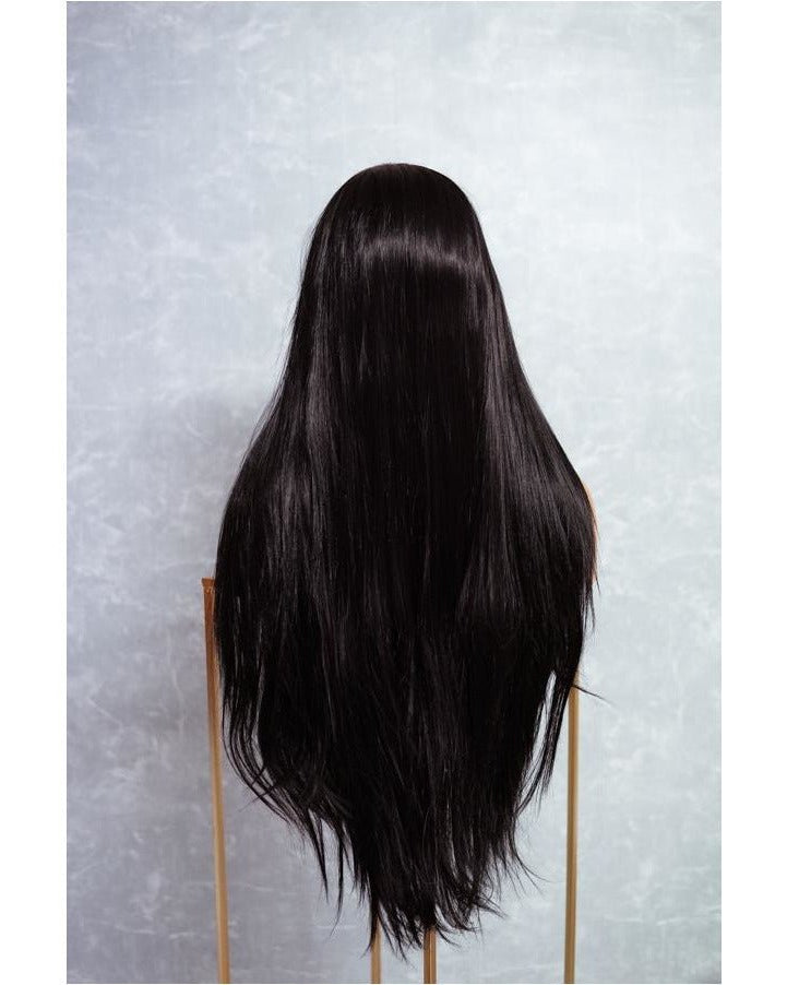 EMMA 28" Black Lace Front Wig - Milk & Honey Wigs
