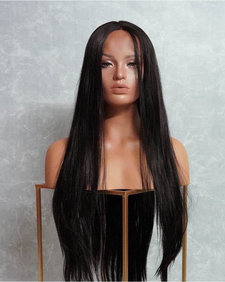 EMMA 28" Black Lace Front Wig - Milk & Honey Wigs
