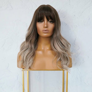 ERIN Brown Ombre Fringe Wig - Milk & Honey