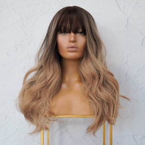 FIONA Ombre Fringe Wig - Milk & Honey