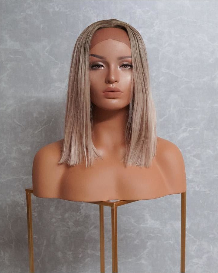 FOX Blonde Bob Lace Front Wig - Milk & Honey Wigs