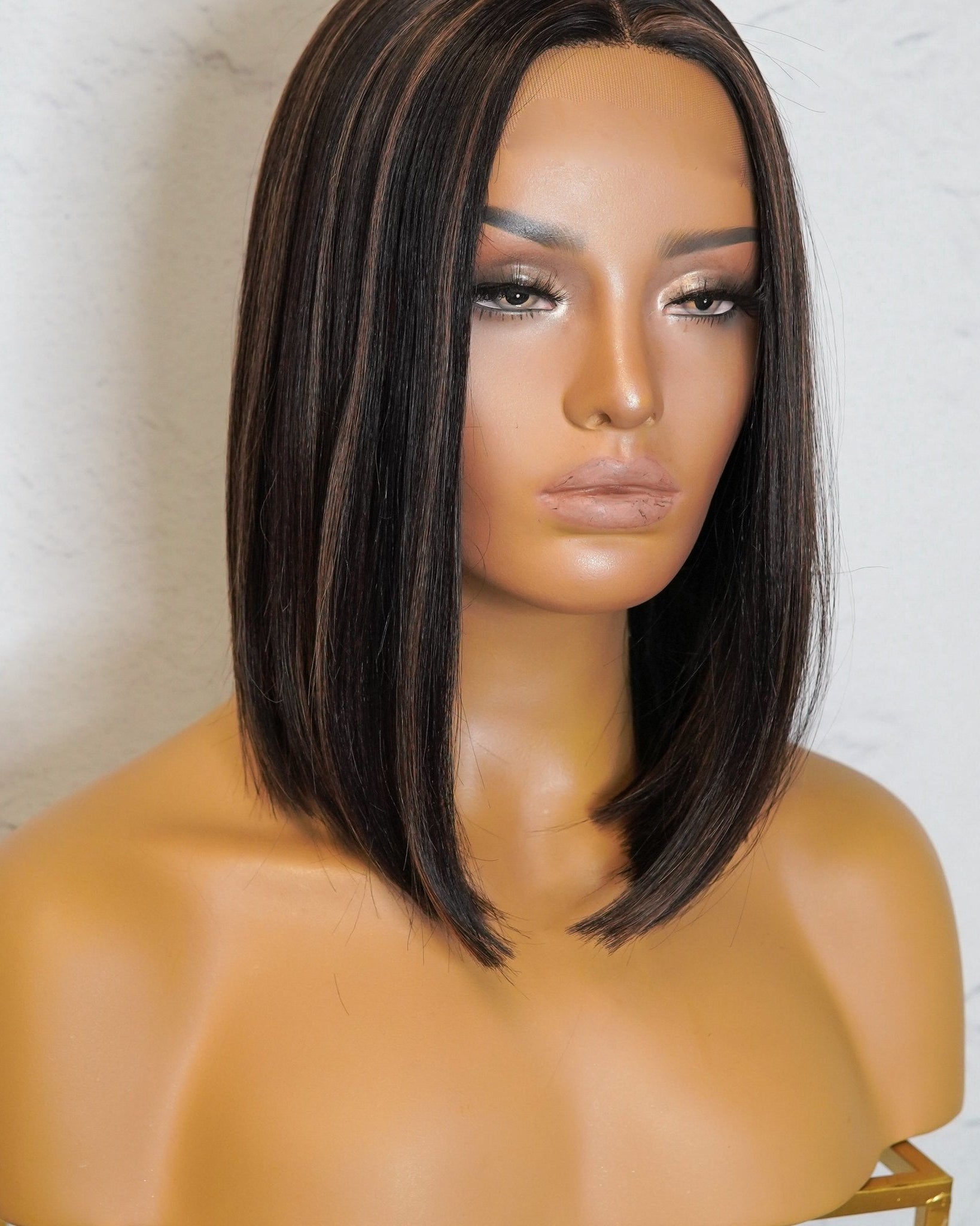FRANKIE Chocolate Lace Front Wig - Milk & Honey Wigs