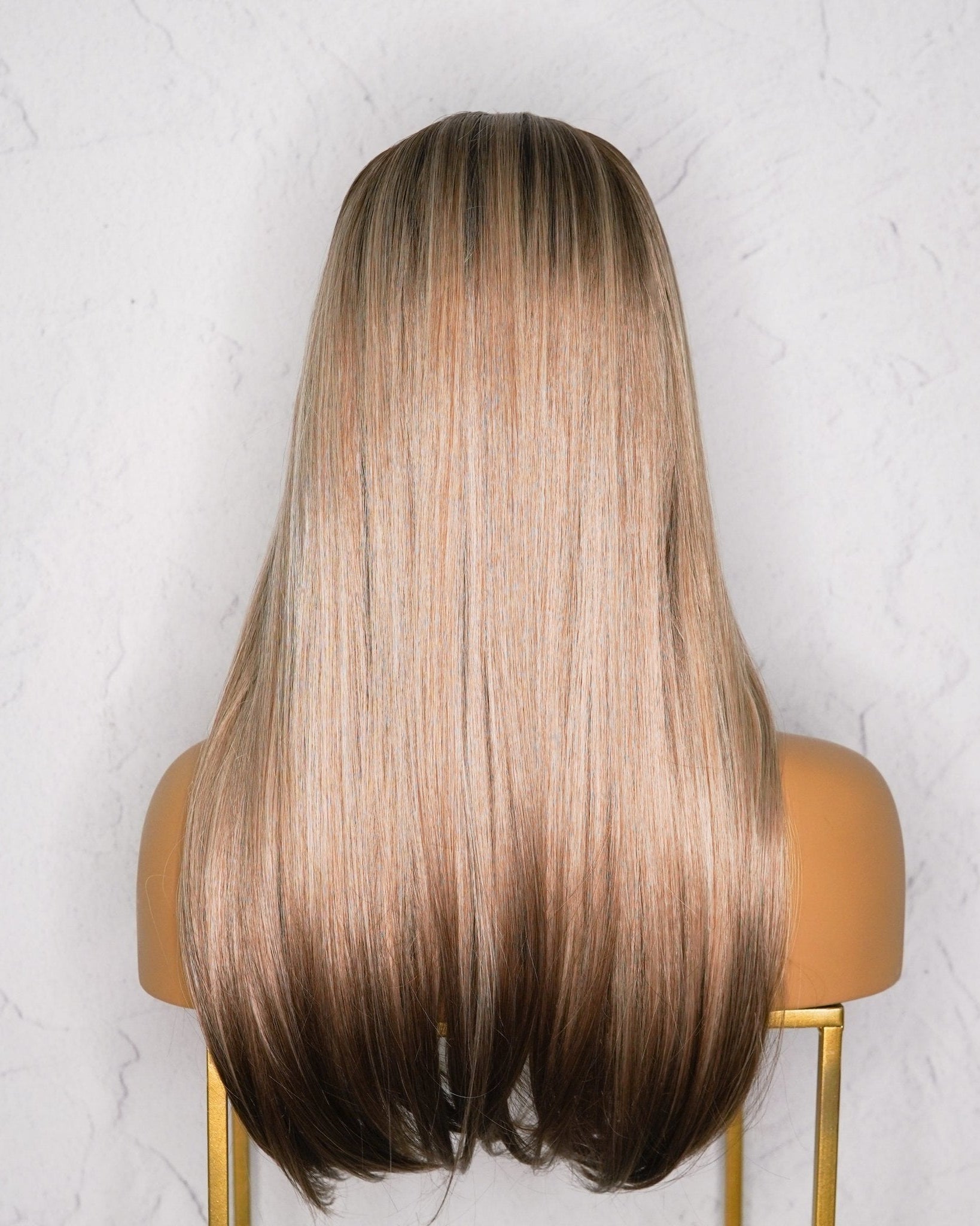 GEORGIE Ombre 22" Fringe Wig - Milk & Honey Wigs