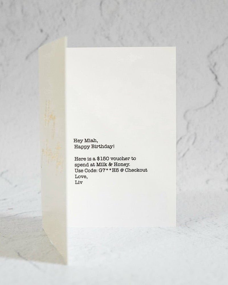 GIFT CARD - Milk & Honey Wigs