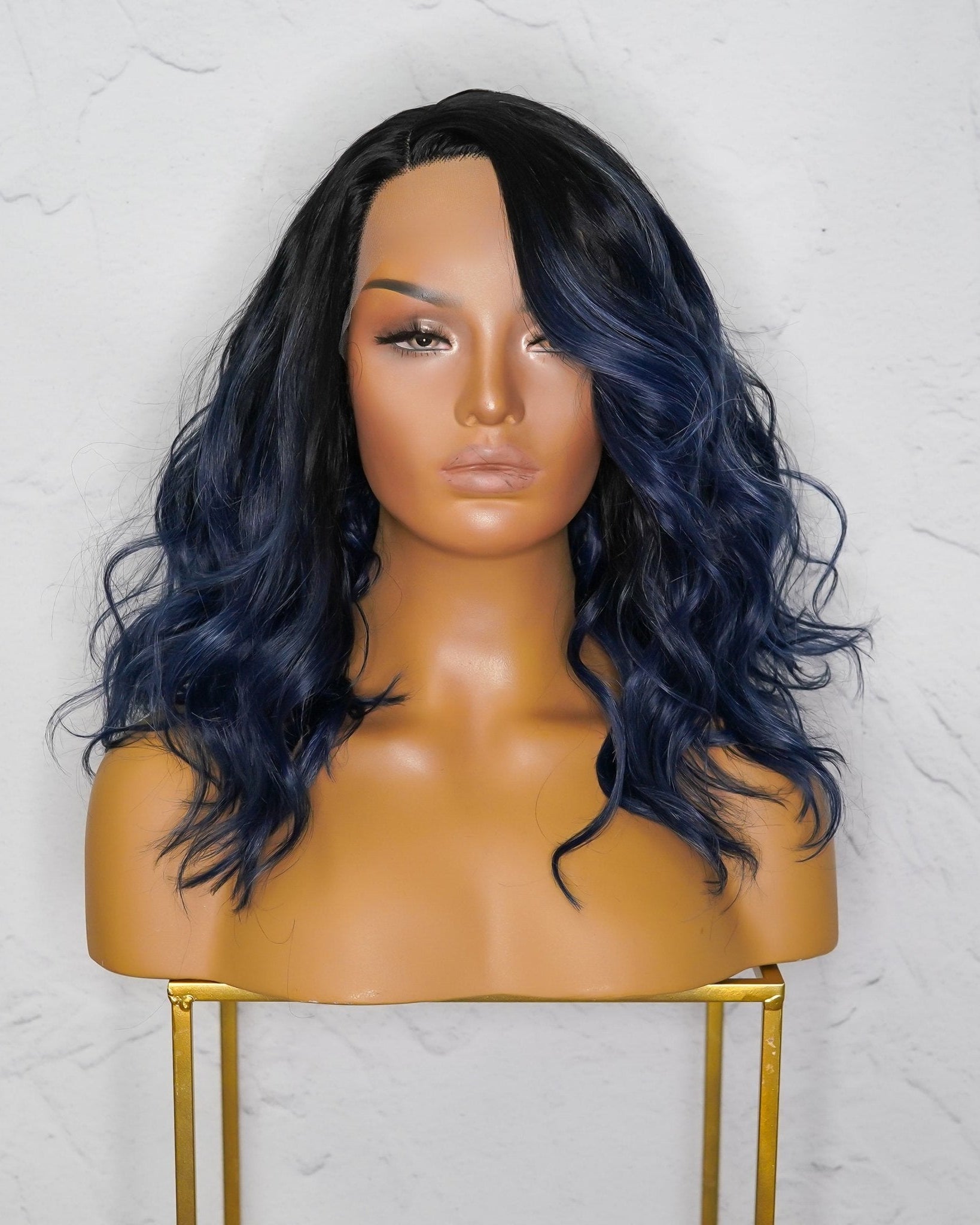 GINA Blue Lace Front Wig - Milk & Honey Wigs