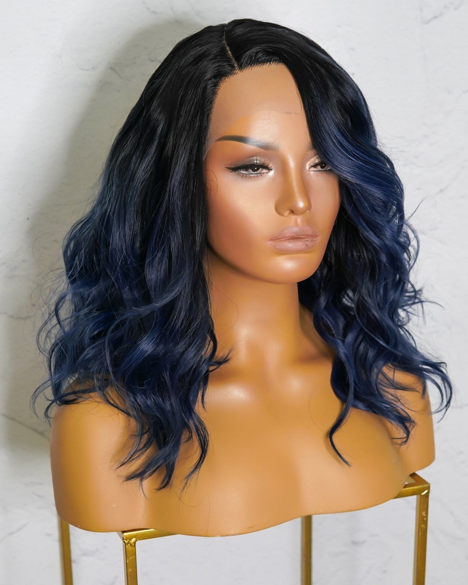 GINA Blue Lace Front Wig - Milk & Honey Wigs