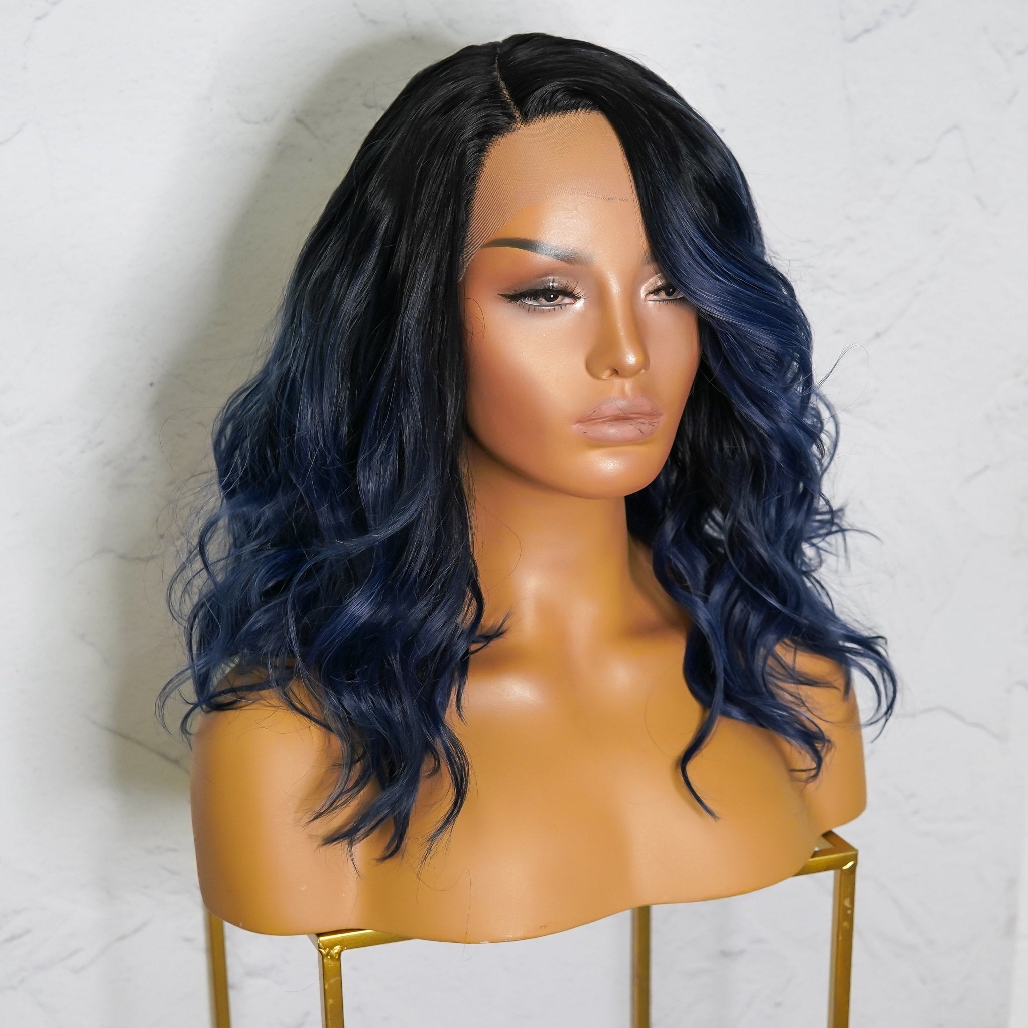 GINA Blue Lace Front Wig - Milk & Honey Wigs