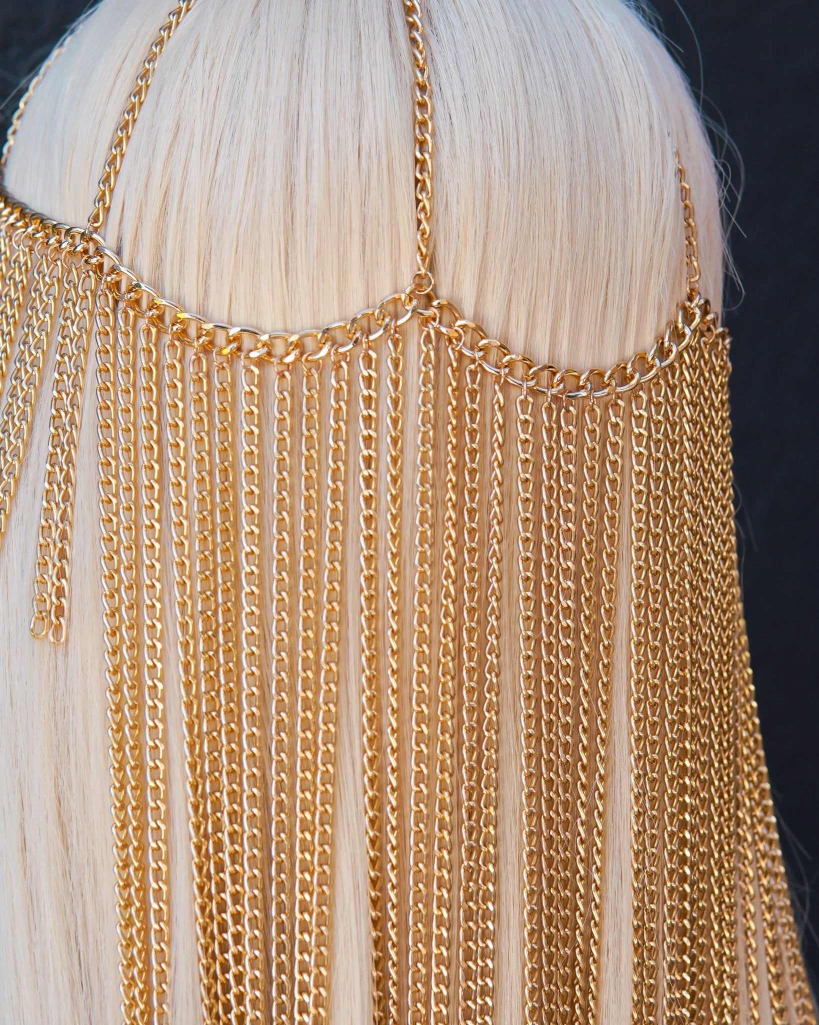 Gold Chain Headpiece - Milk & Honey Wigs