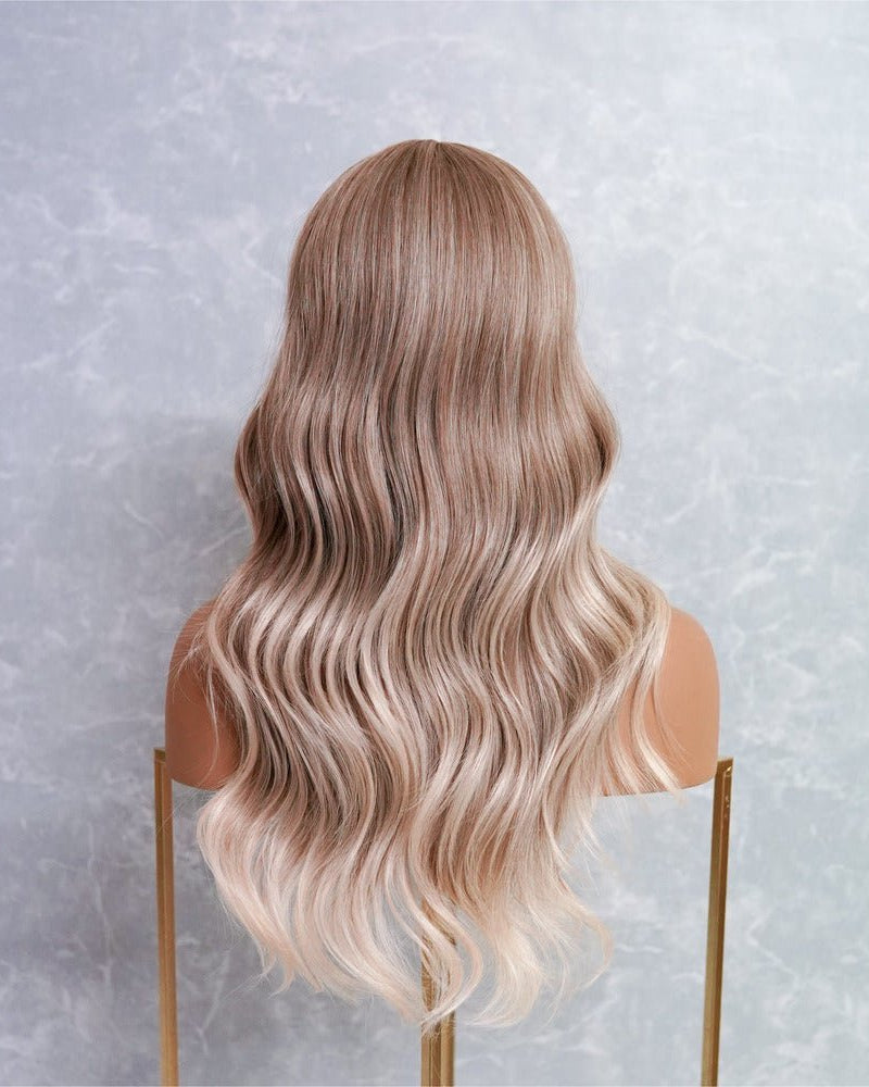 GRACE Blonde Ombre Fringe Wig - Milk & Honey Wigs