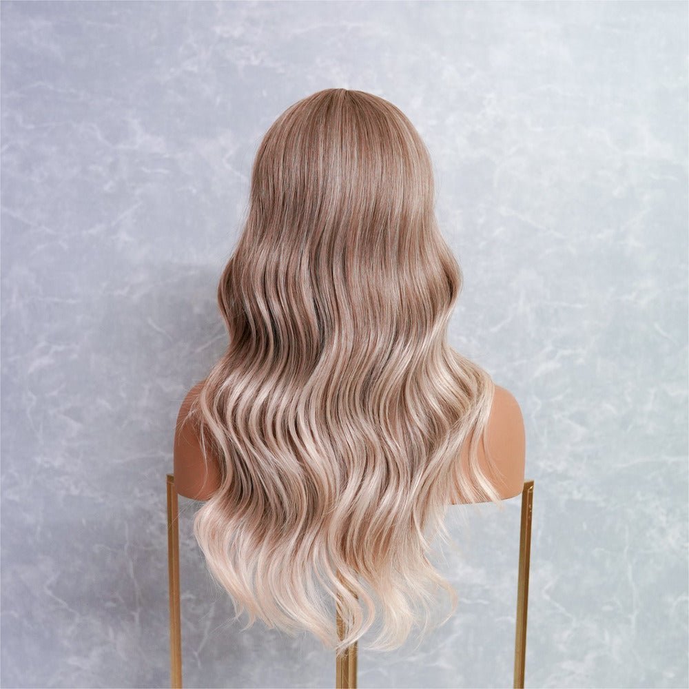 GRACE Blonde Ombre Fringe Wig - Milk & Honey Wigs