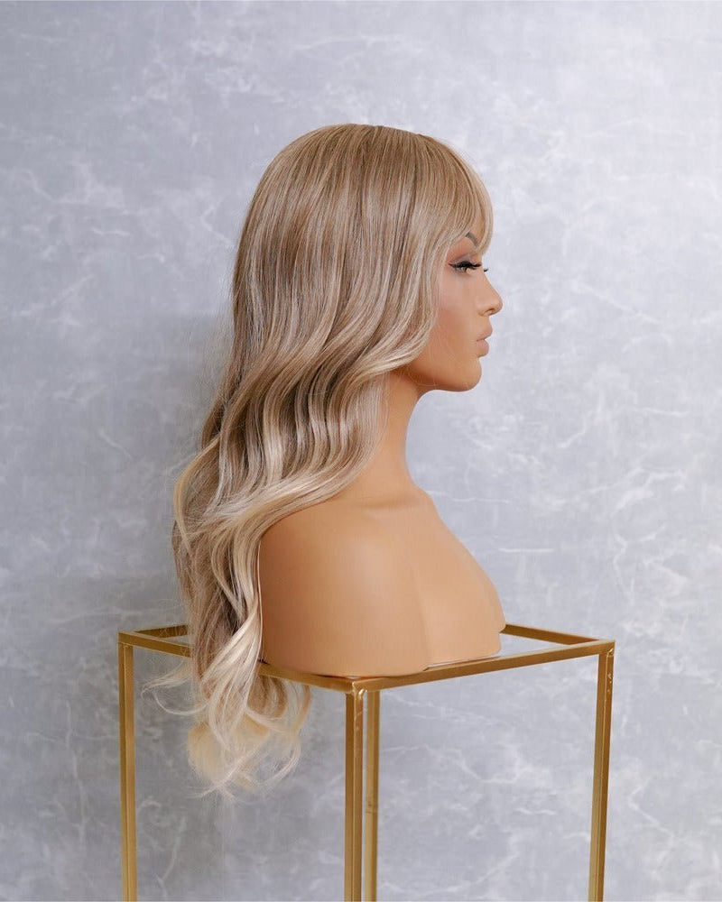 GRACE Blonde Ombre Fringe Wig - Milk & Honey Wigs