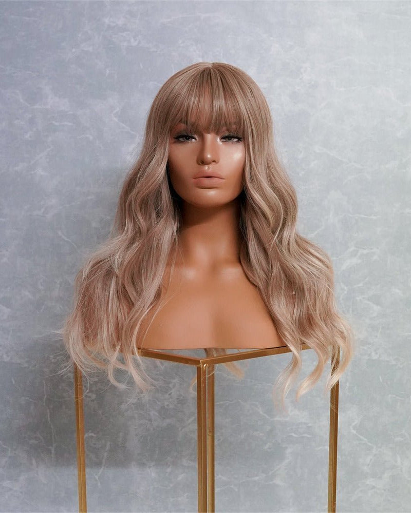 GRACE Blonde Ombre Fringe Wig - Milk & Honey Wigs