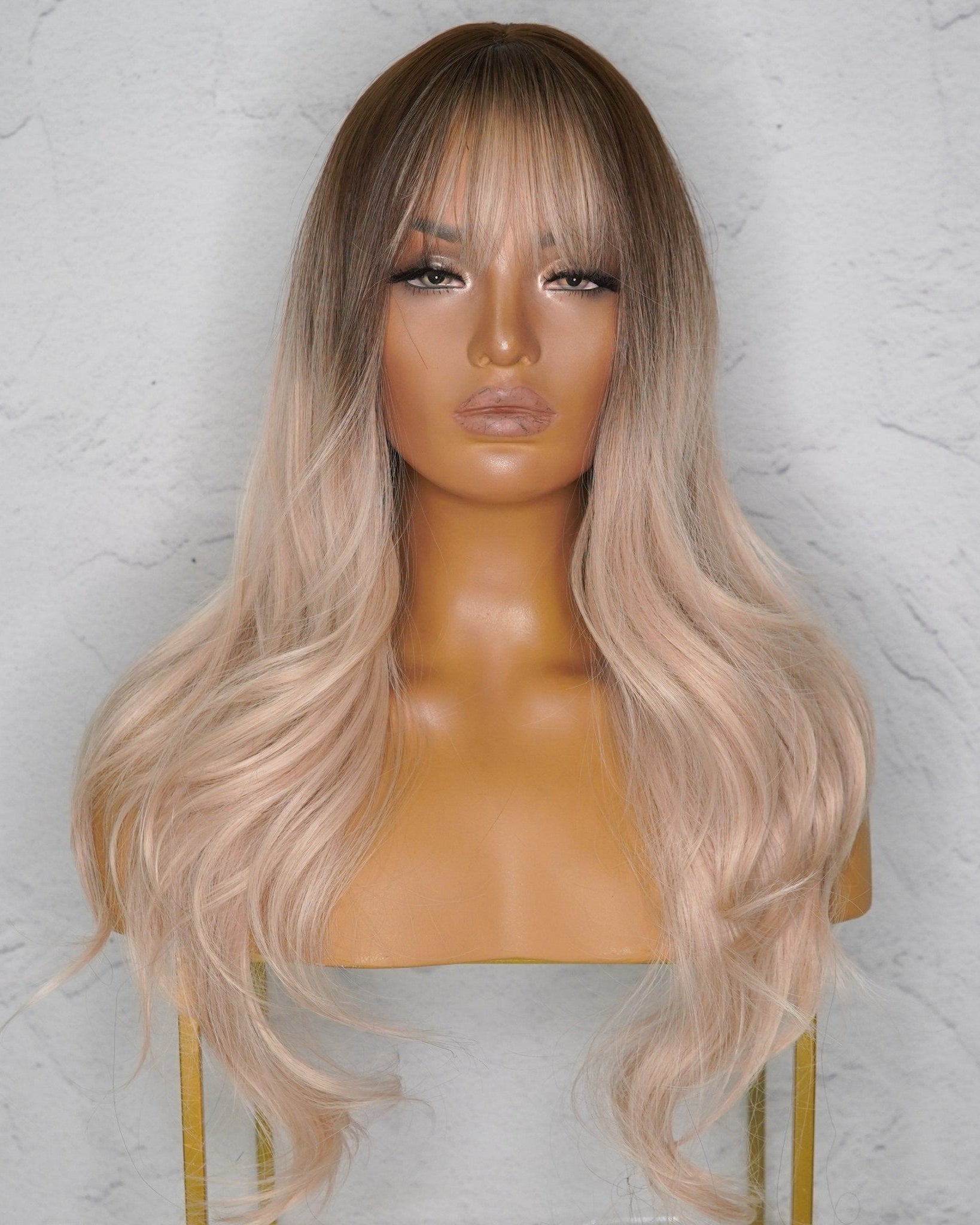 GWEN Ombre Fringe Wig - Milk & Honey Wigs