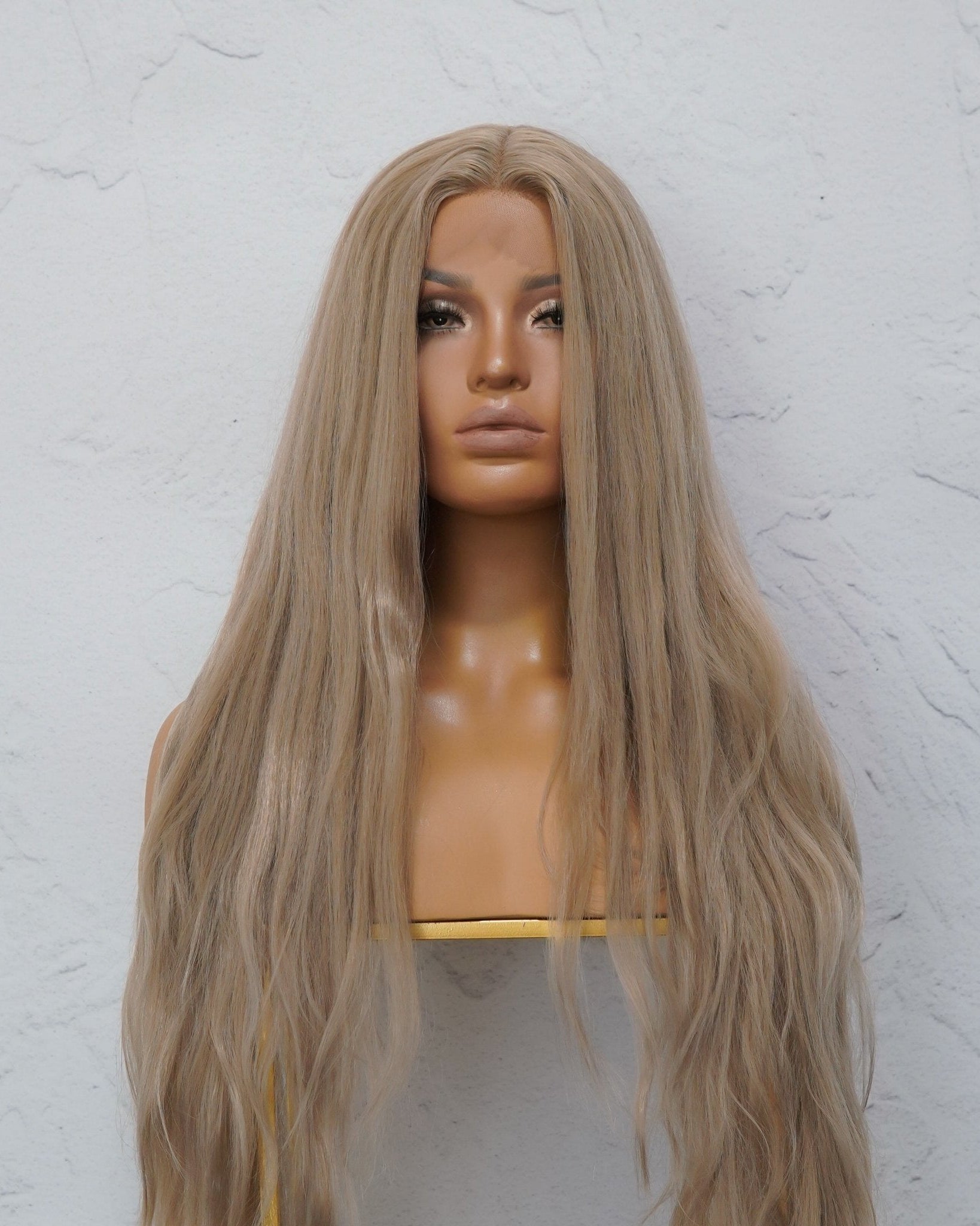 HANNAH Ash Blonde Lace Front Wig - Milk & Honey Wigs