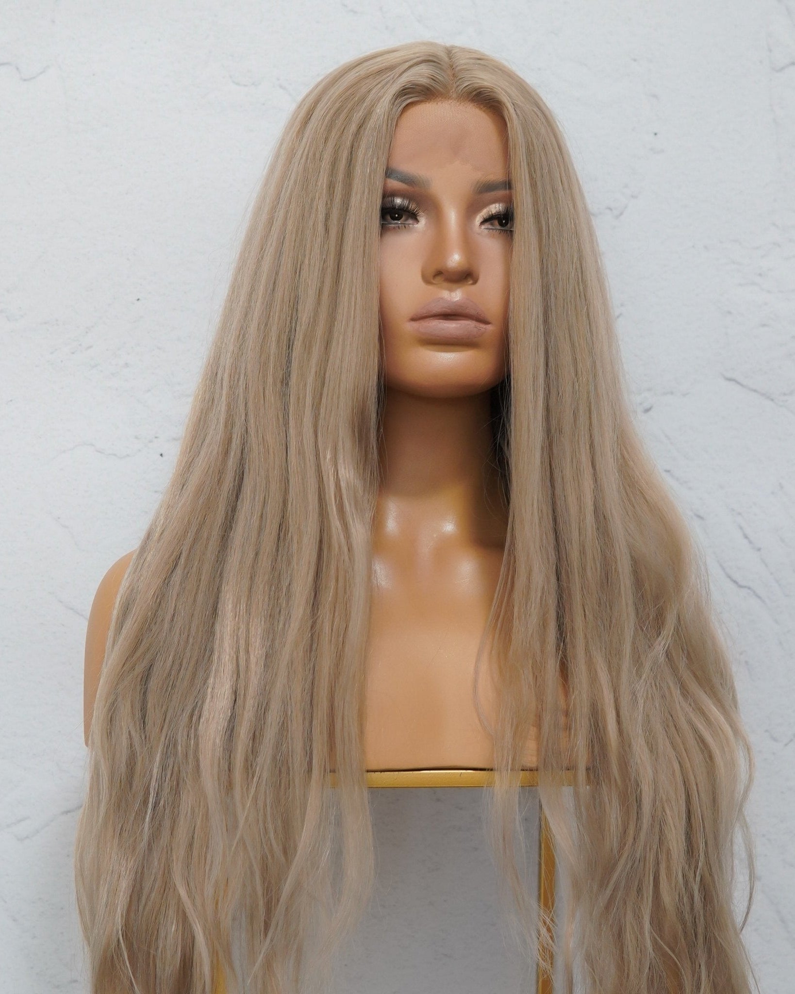 HANNAH Ash Blonde Lace Front Wig - Milk & Honey Wigs