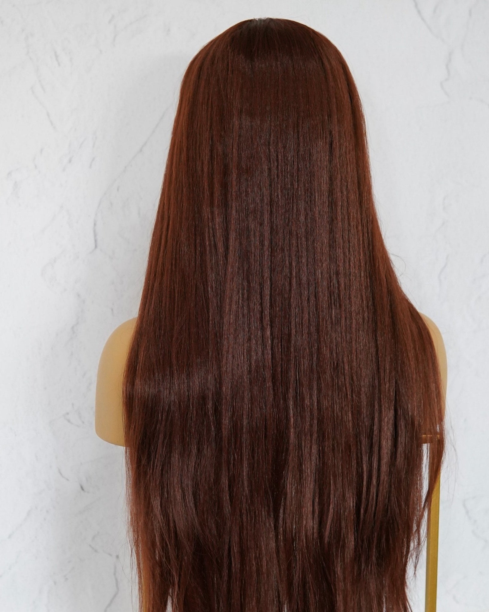 HANNAH Copper Brown Lace Front Wig - Milk & Honey Wigs