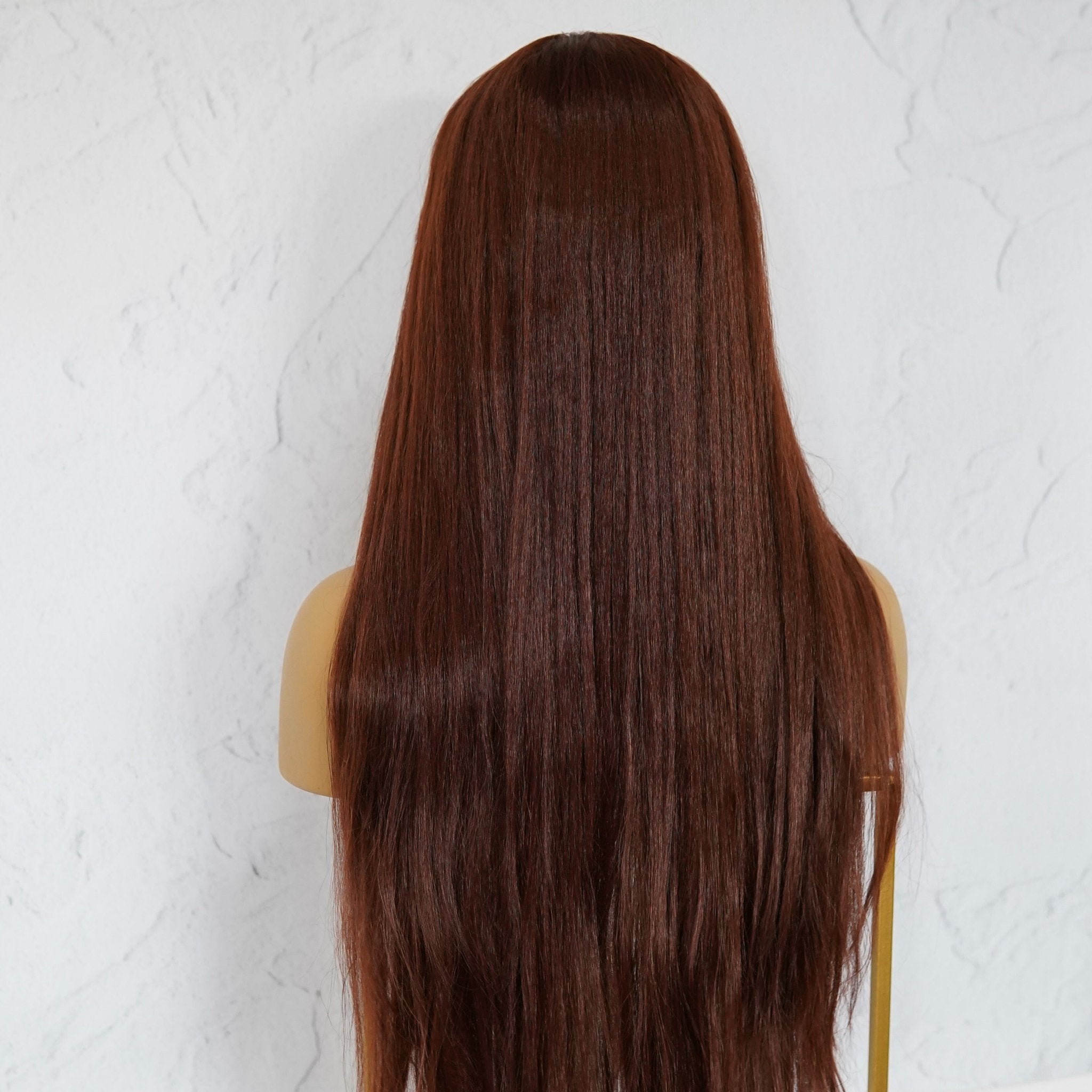 HANNAH Copper Brown Lace Front Wig - Milk & Honey Wigs