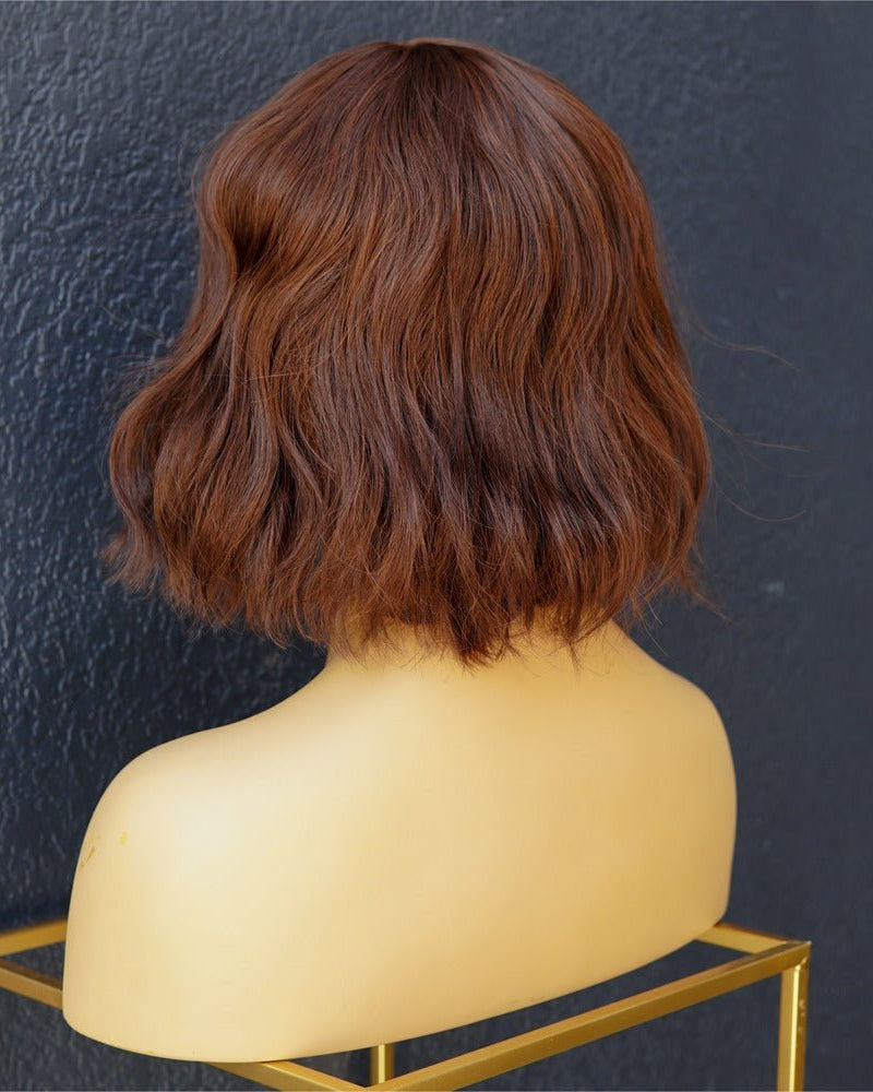 HARLOW Brown Bob Fringe Wig - Milk & Honey Wigs