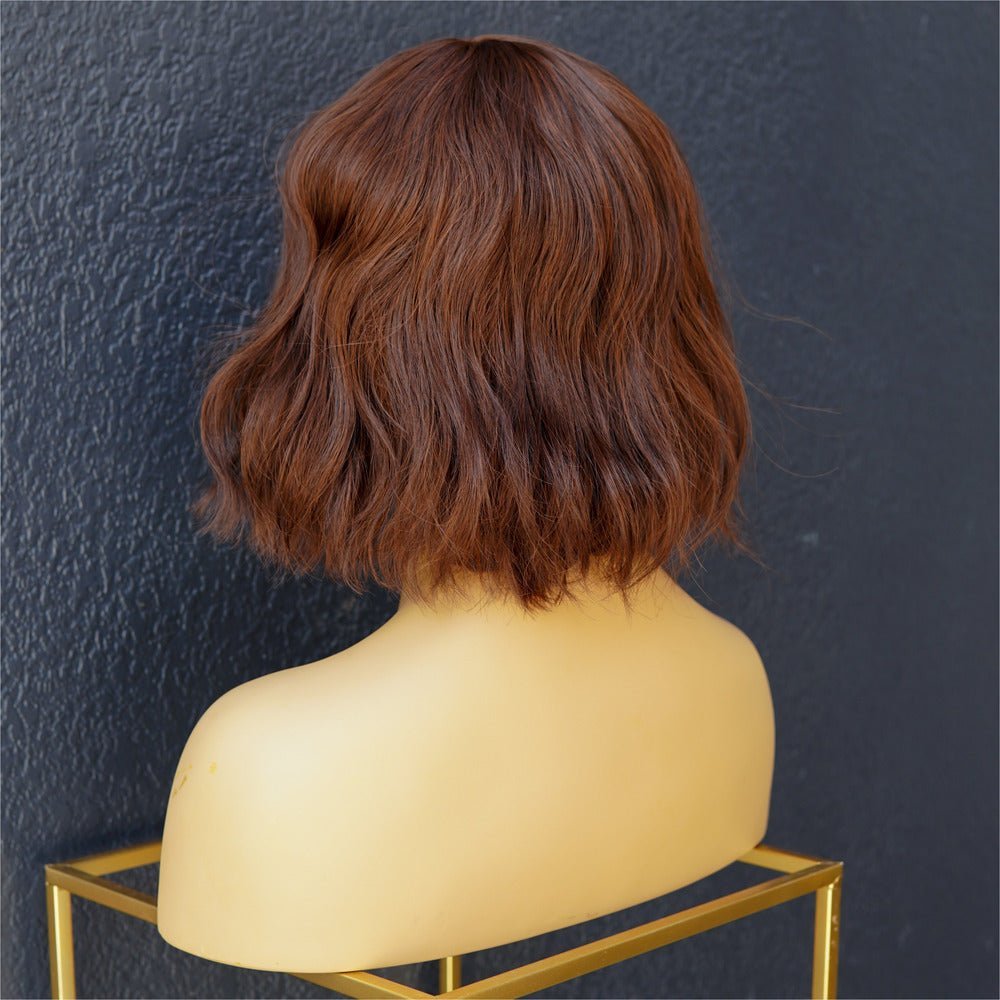 HARLOW Brown Bob Fringe Wig - Milk & Honey Wigs
