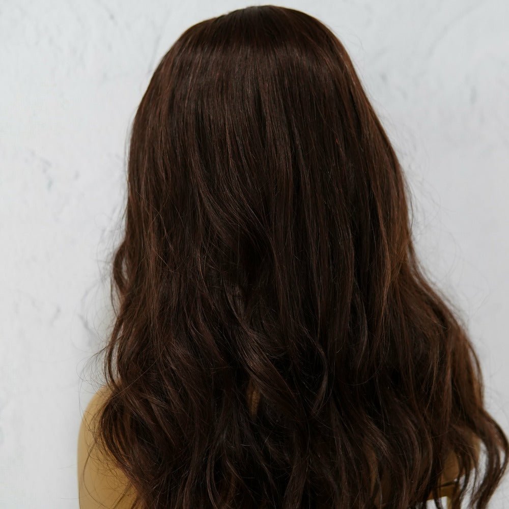 HARPER Dark Brown Human Hair U Part Wig 20" **READY TO SHIP** - Milk & Honey Wigs