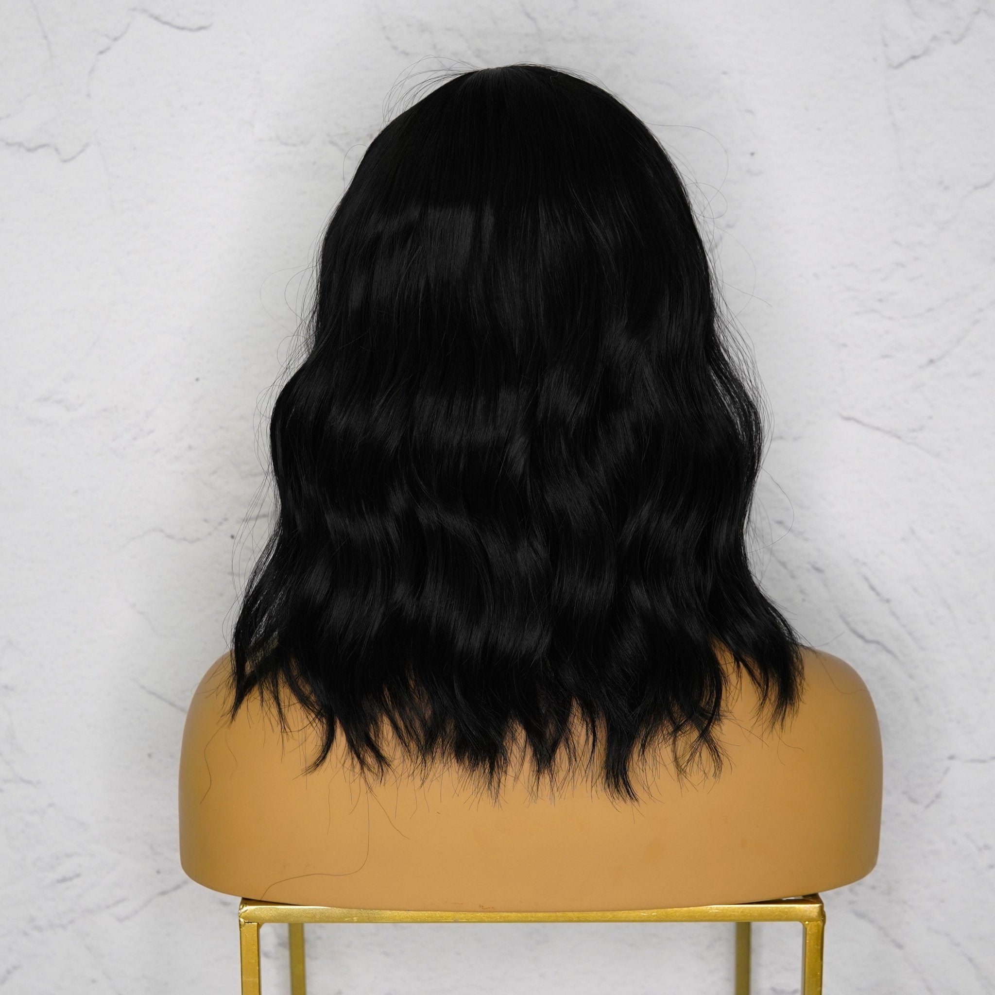 HAYLEY Black Bob Fringe Wig - Milk & Honey Wigs