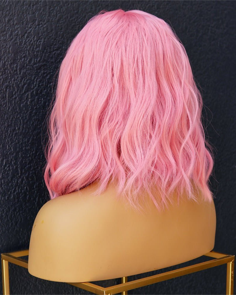 HAYLEY Pink Bob Fringe Wig - Milk & Honey Wigs