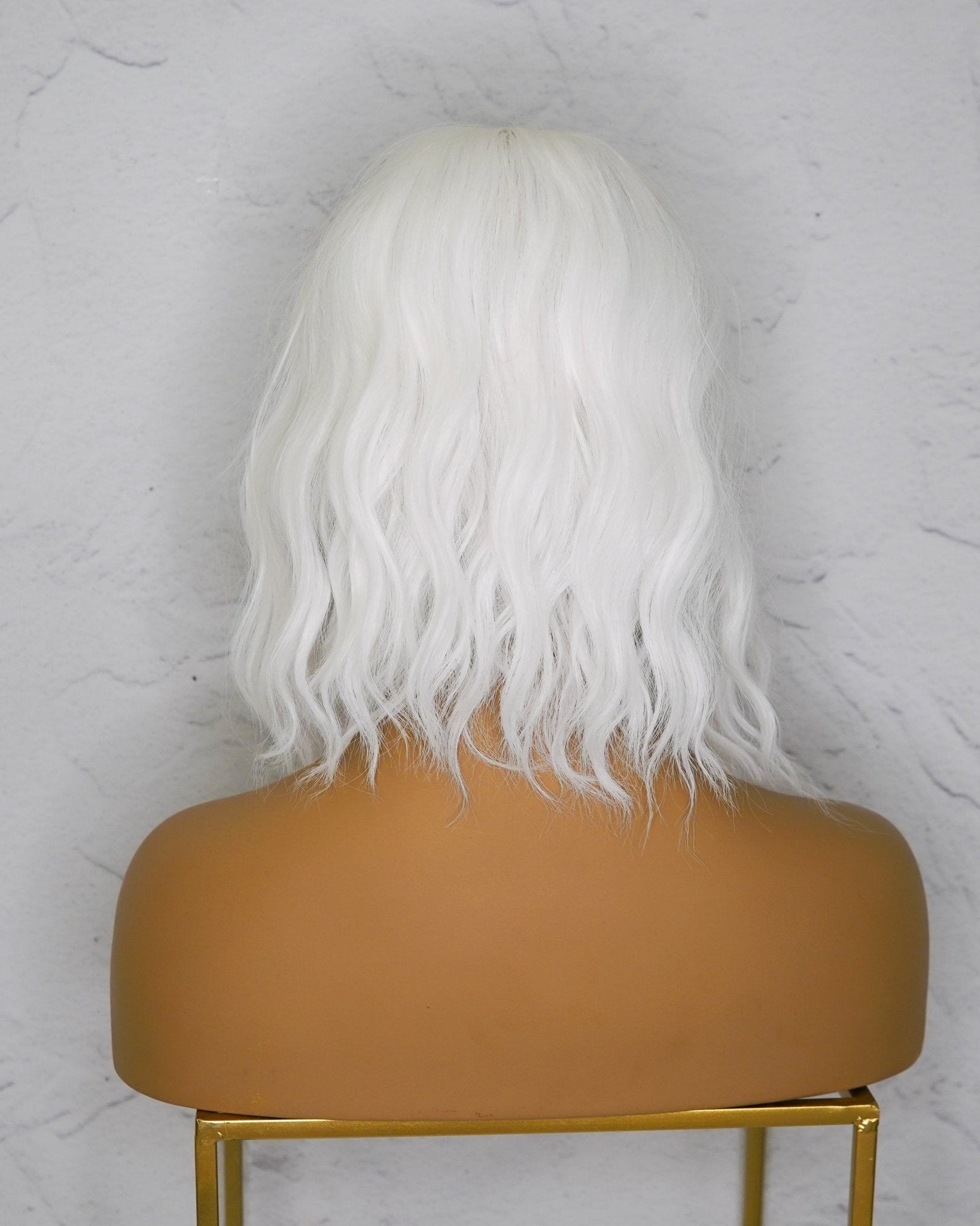 HAYLEY White Bob Fringe Wig - Milk & Honey Wigs
