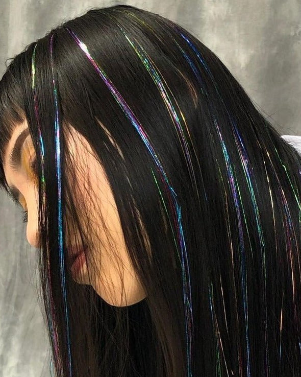 Heat Resistant Hair Tinsel - Milk & Honey Wigs
