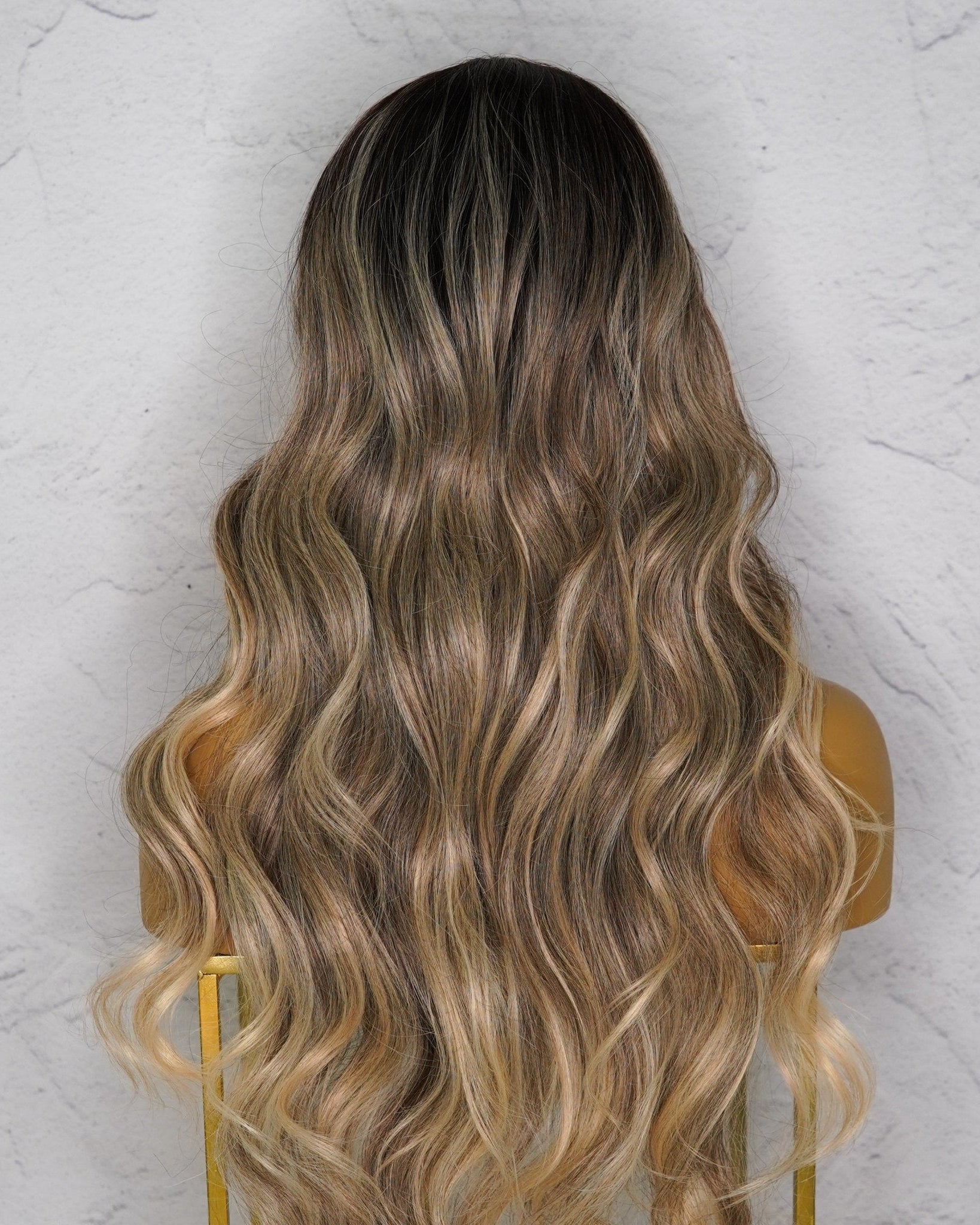HENLEY Ash Blonde Lace Fringe Wig - Milk & Honey Wigs