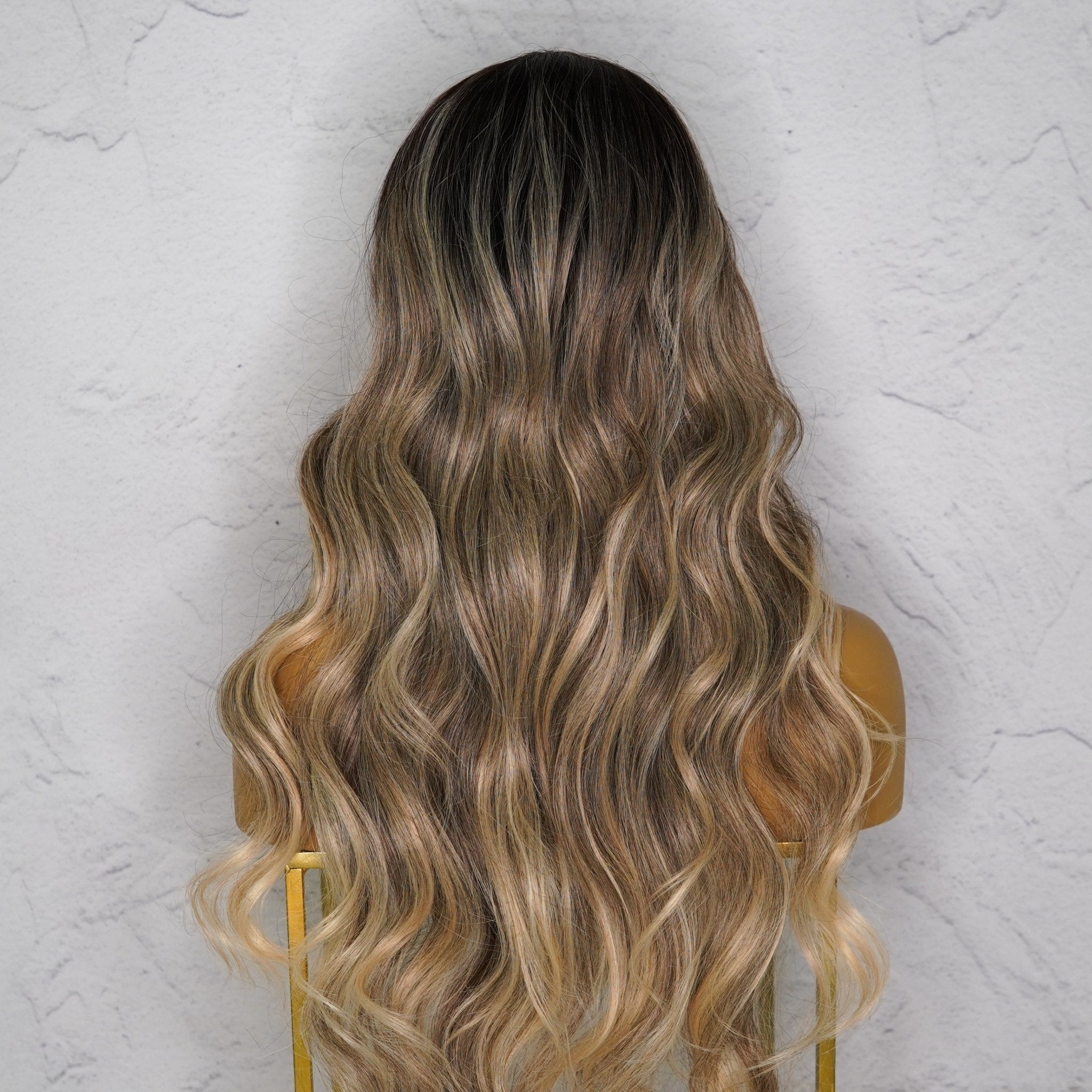 HENLEY Ash Blonde Lace Fringe Wig - Milk & Honey Wigs