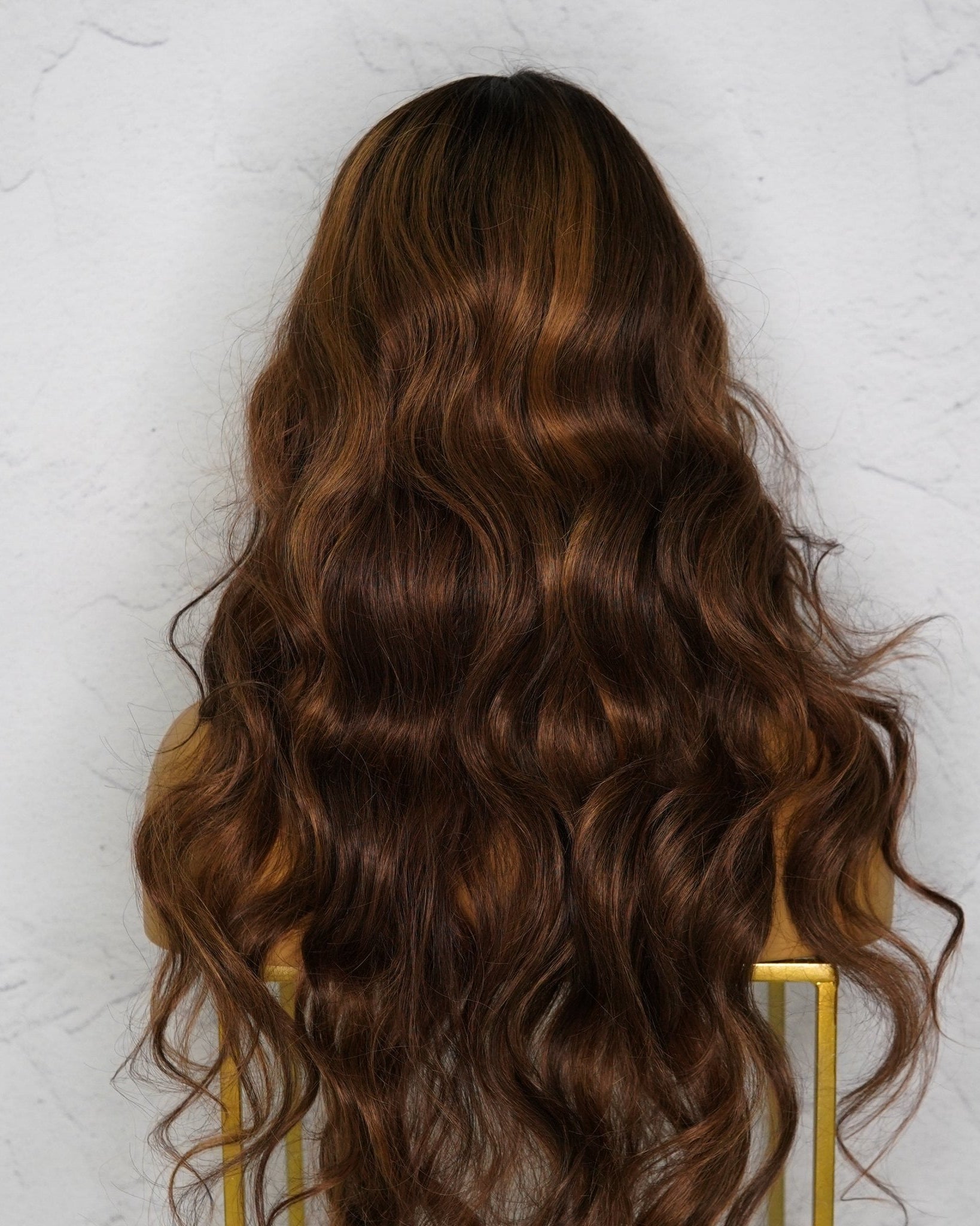 HENLEY Chocolate Brown Lace Fringe Wig - Milk & Honey Wigs