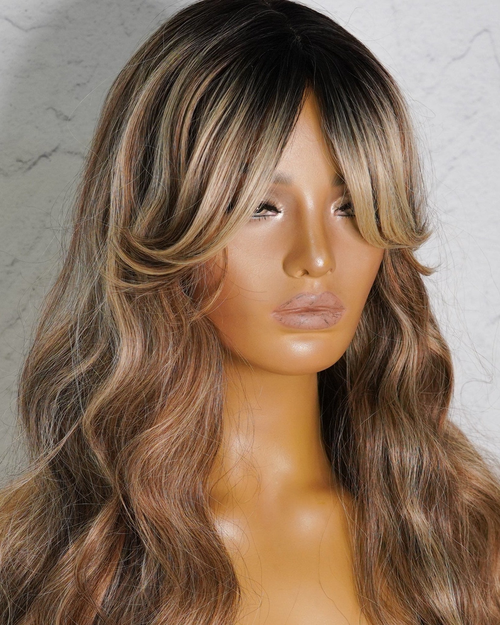 HENLEY Ombre Lace Fringe Wig - Milk & Honey Wigs