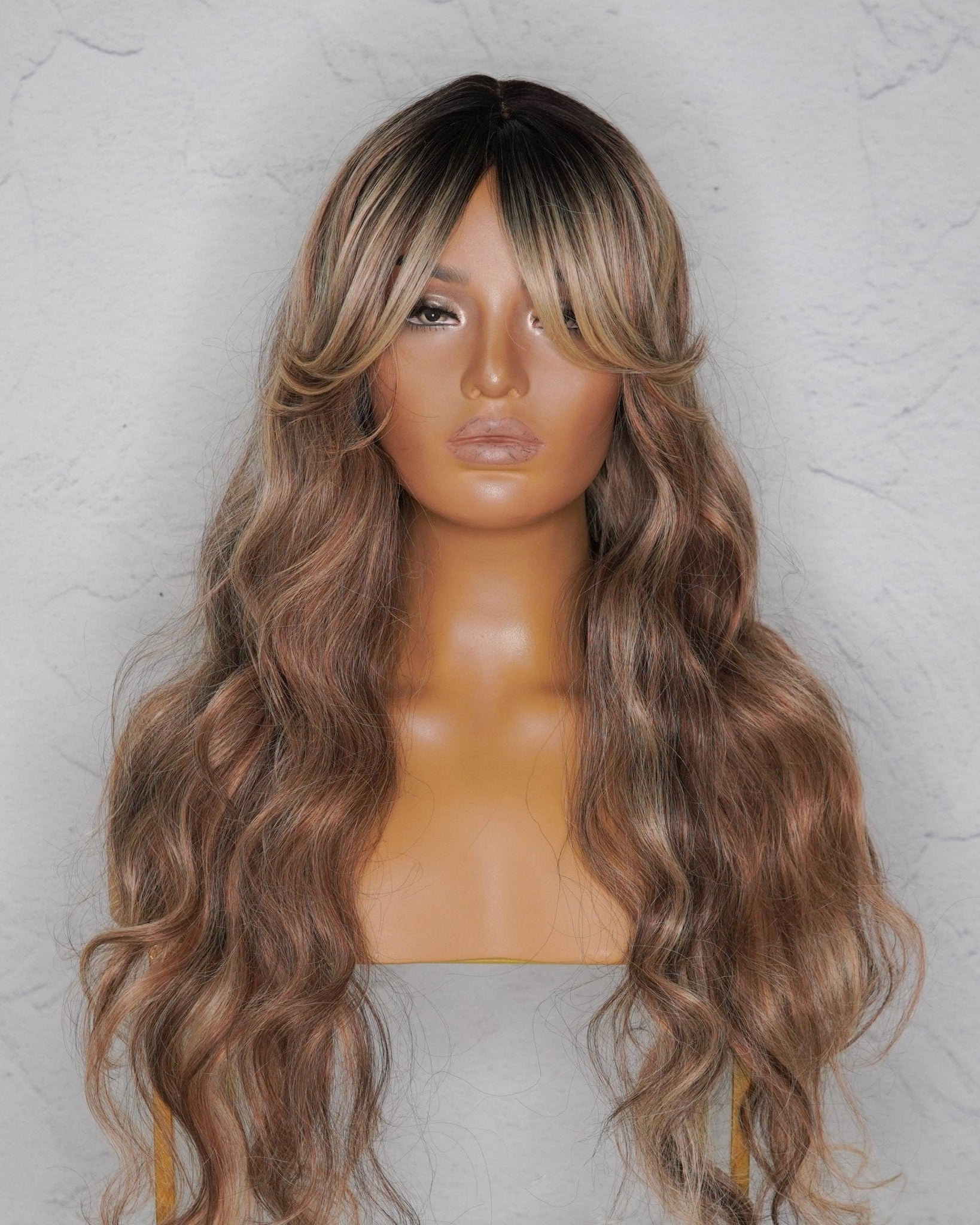 HENLEY Ombre Lace Fringe Wig - Milk & Honey Wigs