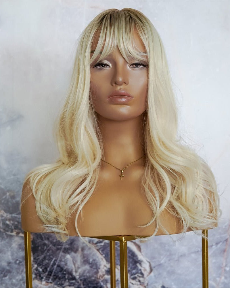 HOLLY Ombre Blonde Fringe Wig - Milk & Honey Wigs