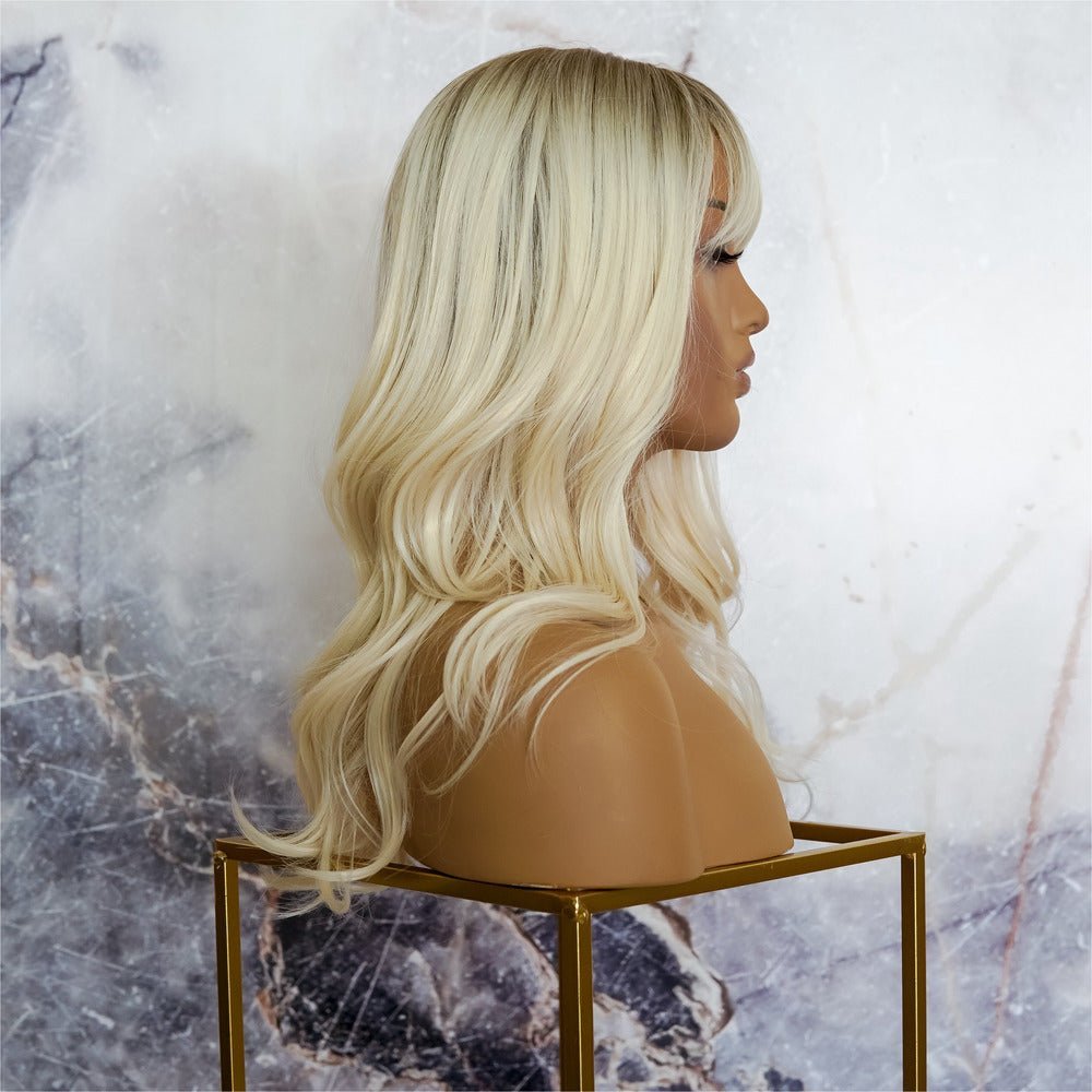 HOLLY Ombre Blonde Fringe Wig - Milk & Honey Wigs