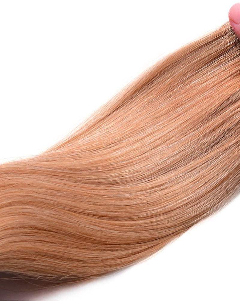 HONEY (27) Human Hair Clip In - Milk & Honey Wigs