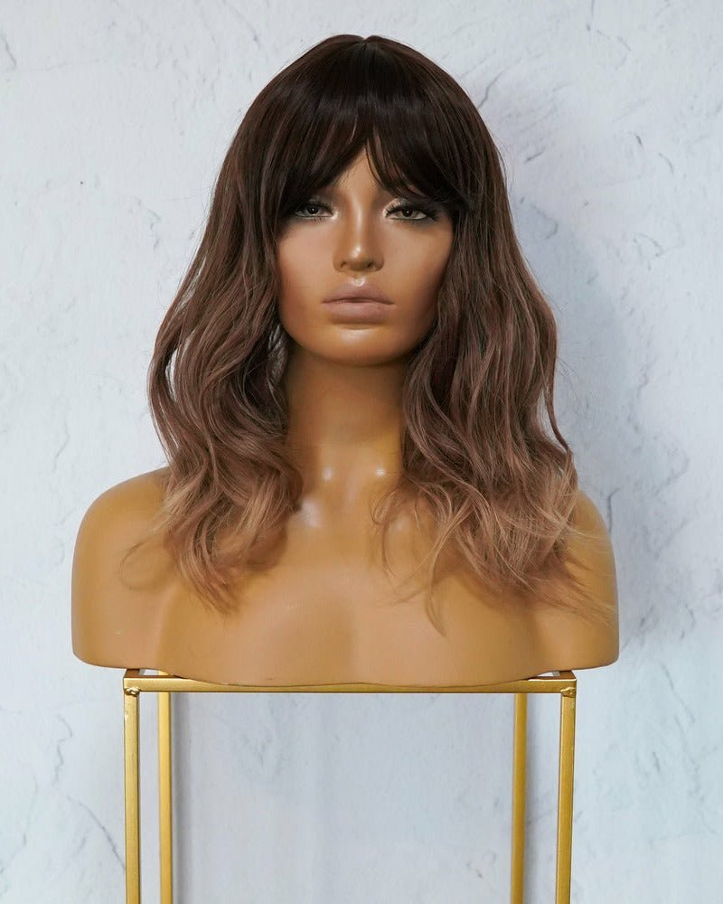 HOPE Brown Ombre Fringe Wig - Milk & Honey Wigs