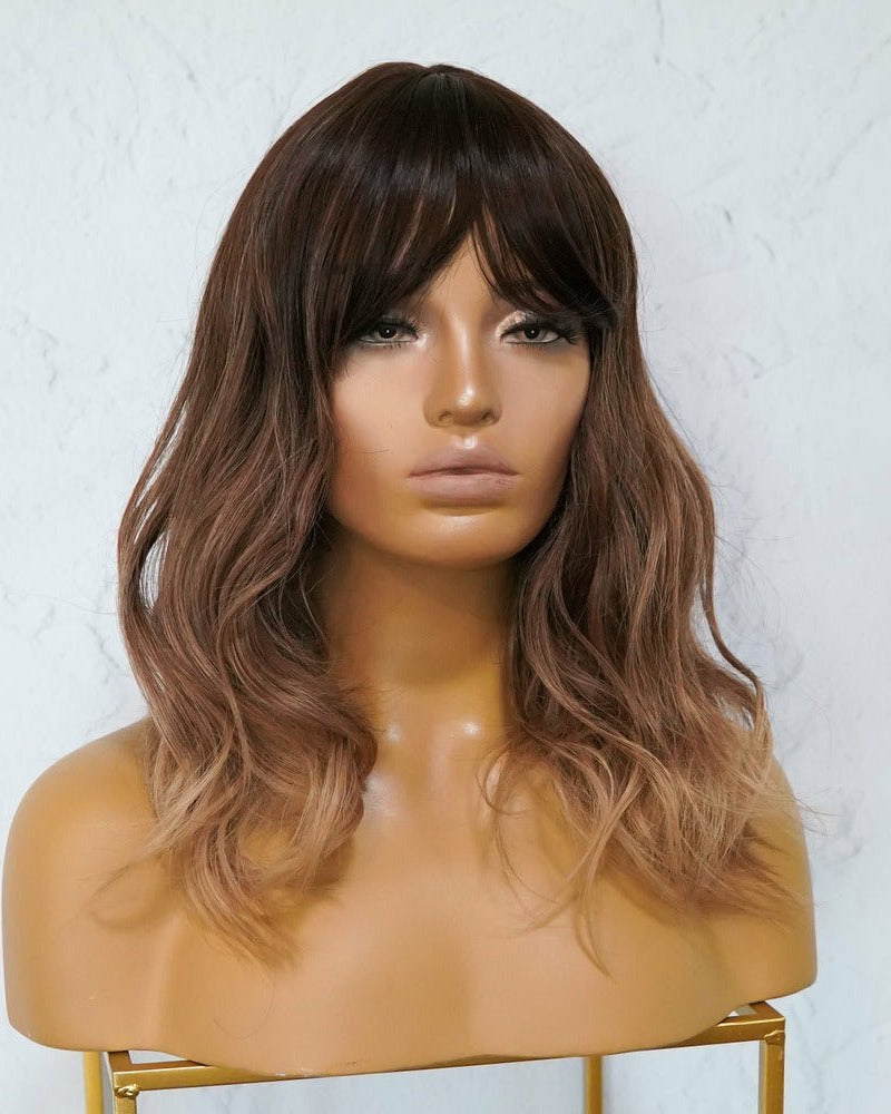 HOPE Brown Ombre Fringe Wig - Milk & Honey Wigs