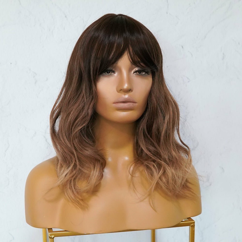 HOPE Brown Ombre Fringe Wig - Milk & Honey Wigs