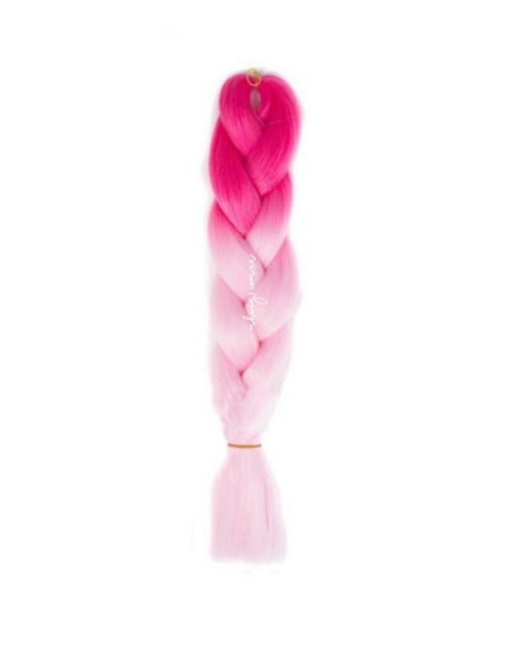 HOT PINK | BABY PINK OMBRÉ 24" - Milk & Honey Wigs