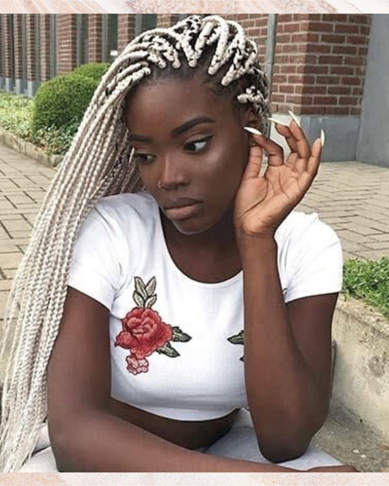 ICE WHITE 41" - Milk & Honey Wigs