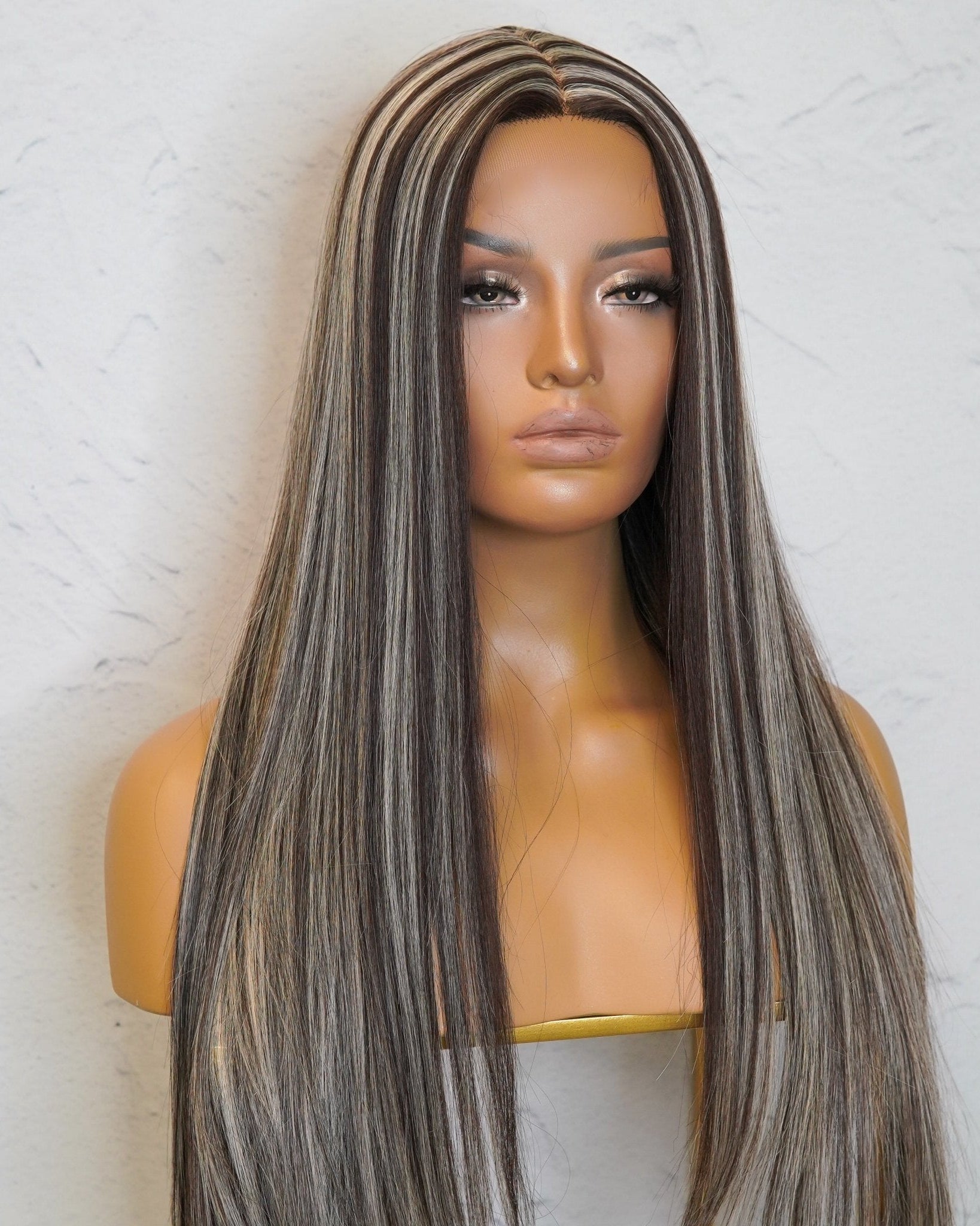 IMOGEN Ash Lace Front Wig - Milk & Honey Wigs