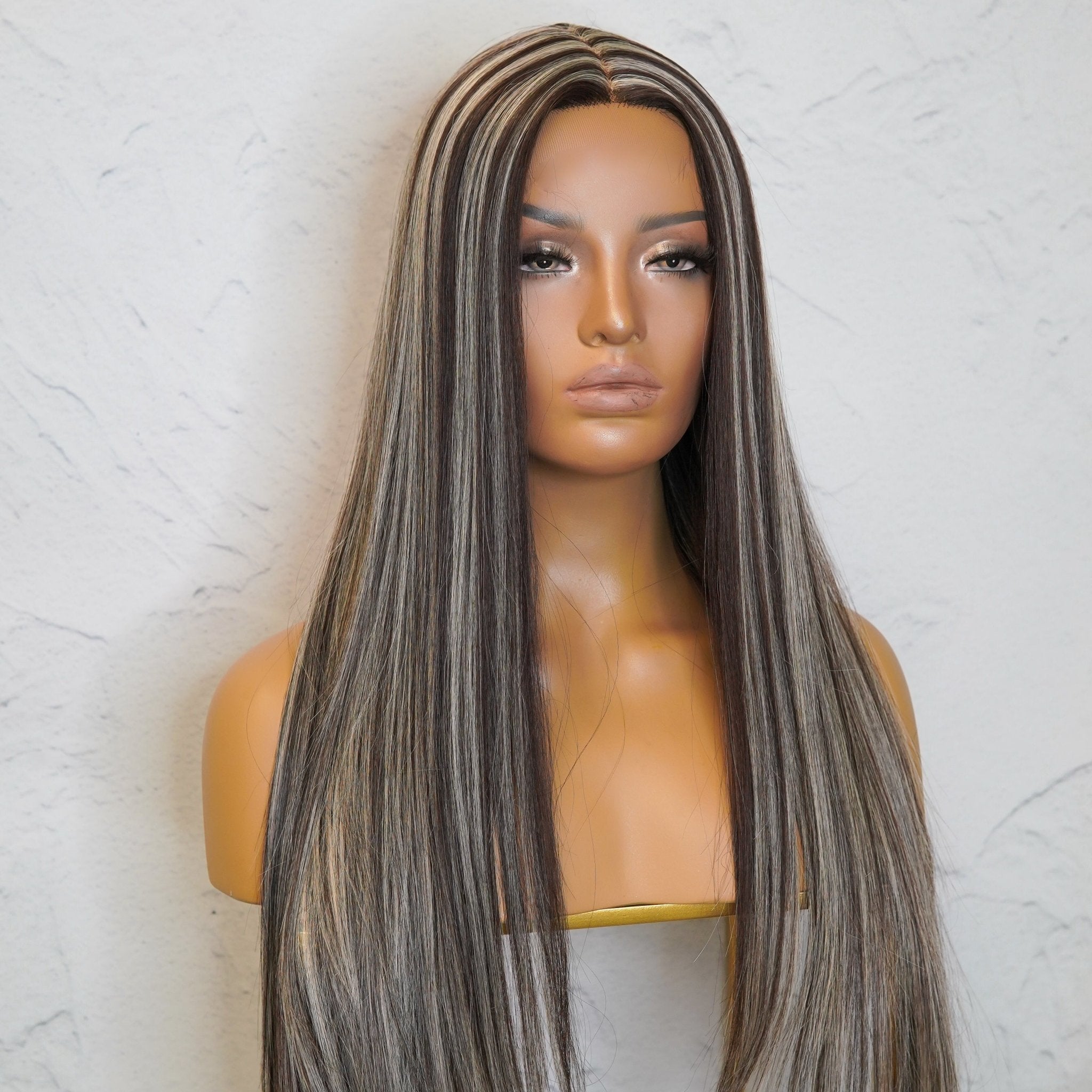 IMOGEN Ash Lace Front Wig - Milk & Honey Wigs