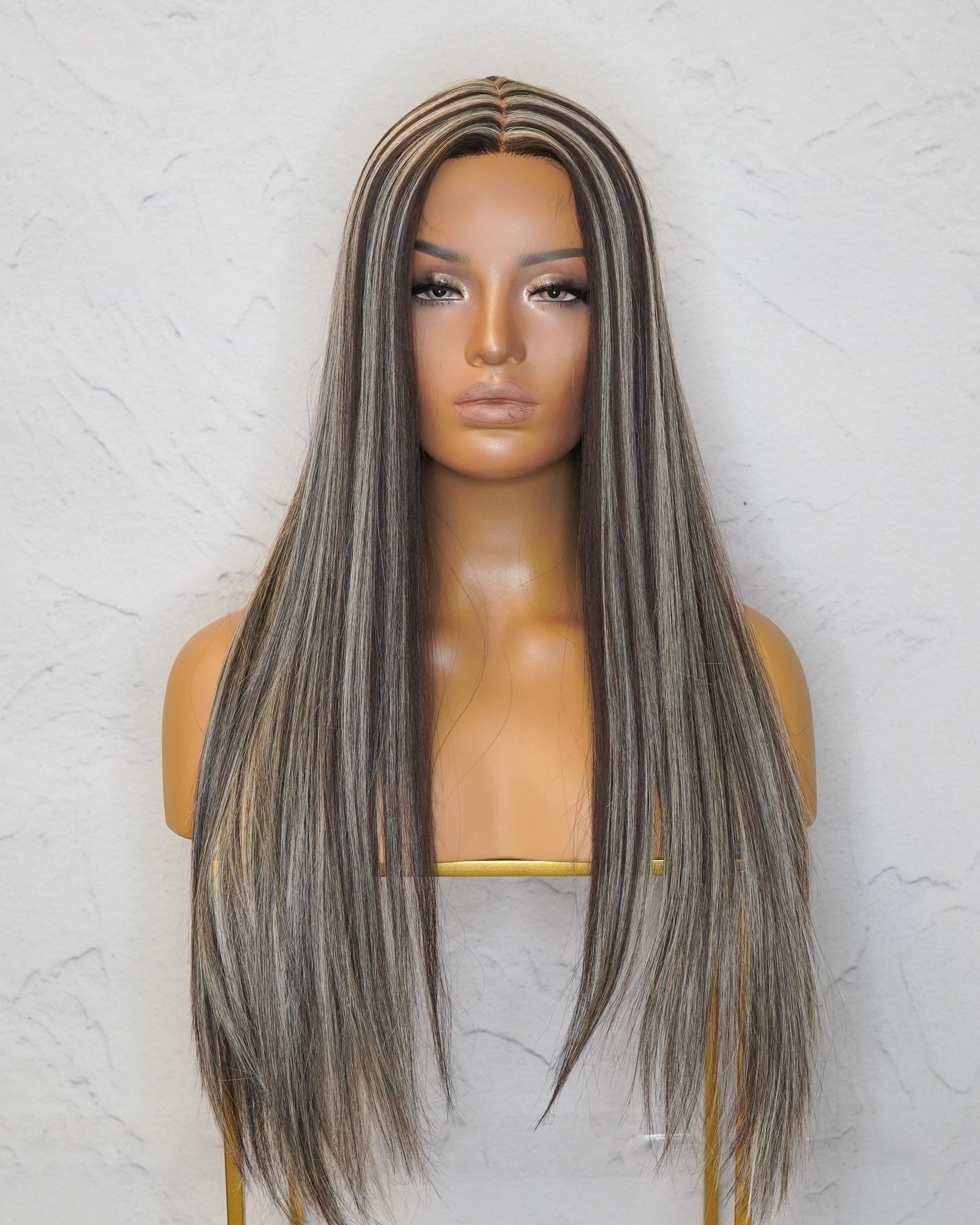 IMOGEN Ash Lace Front Wig - Milk & Honey Wigs